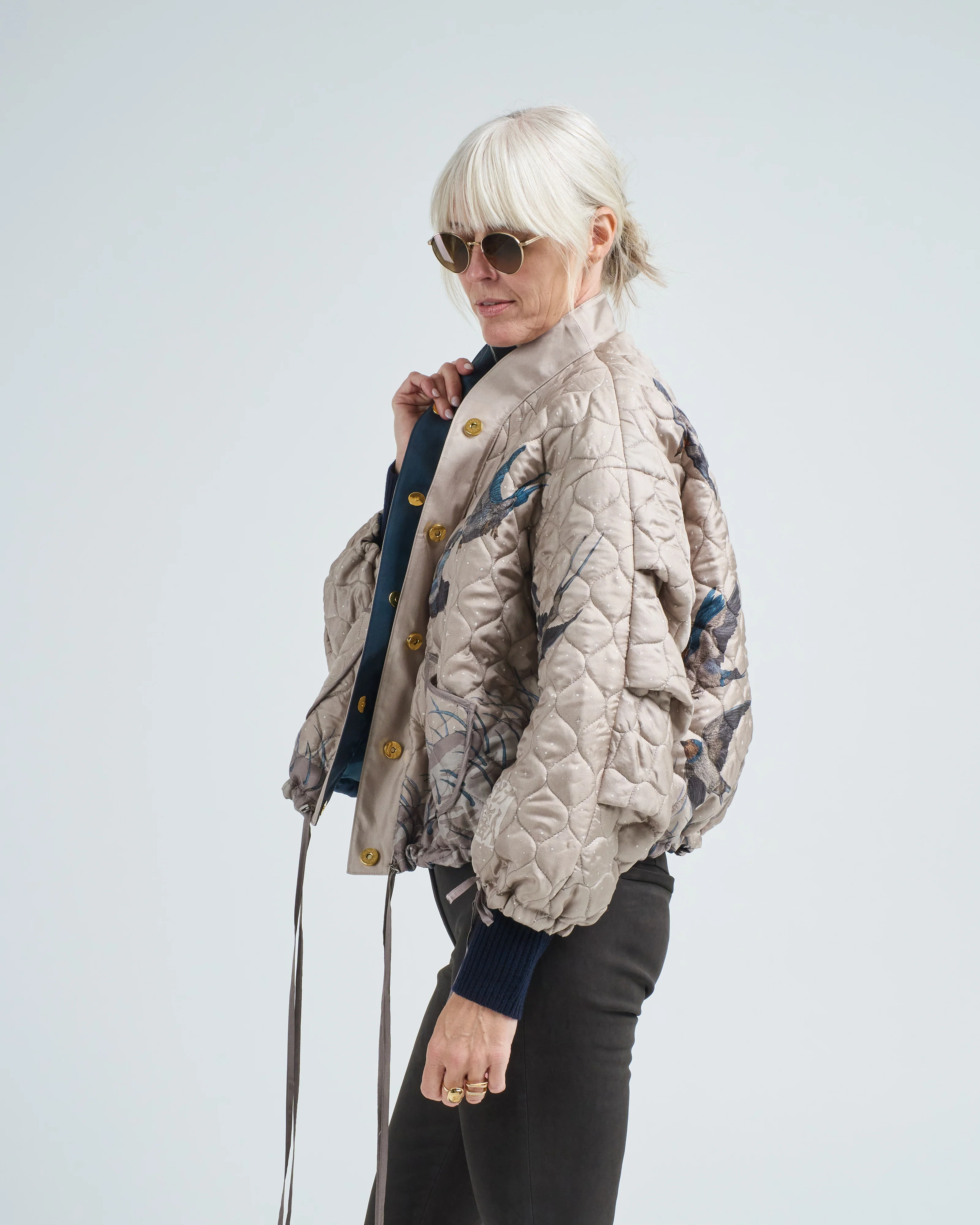 lunar leopard reversible bomber jacket - Image 4