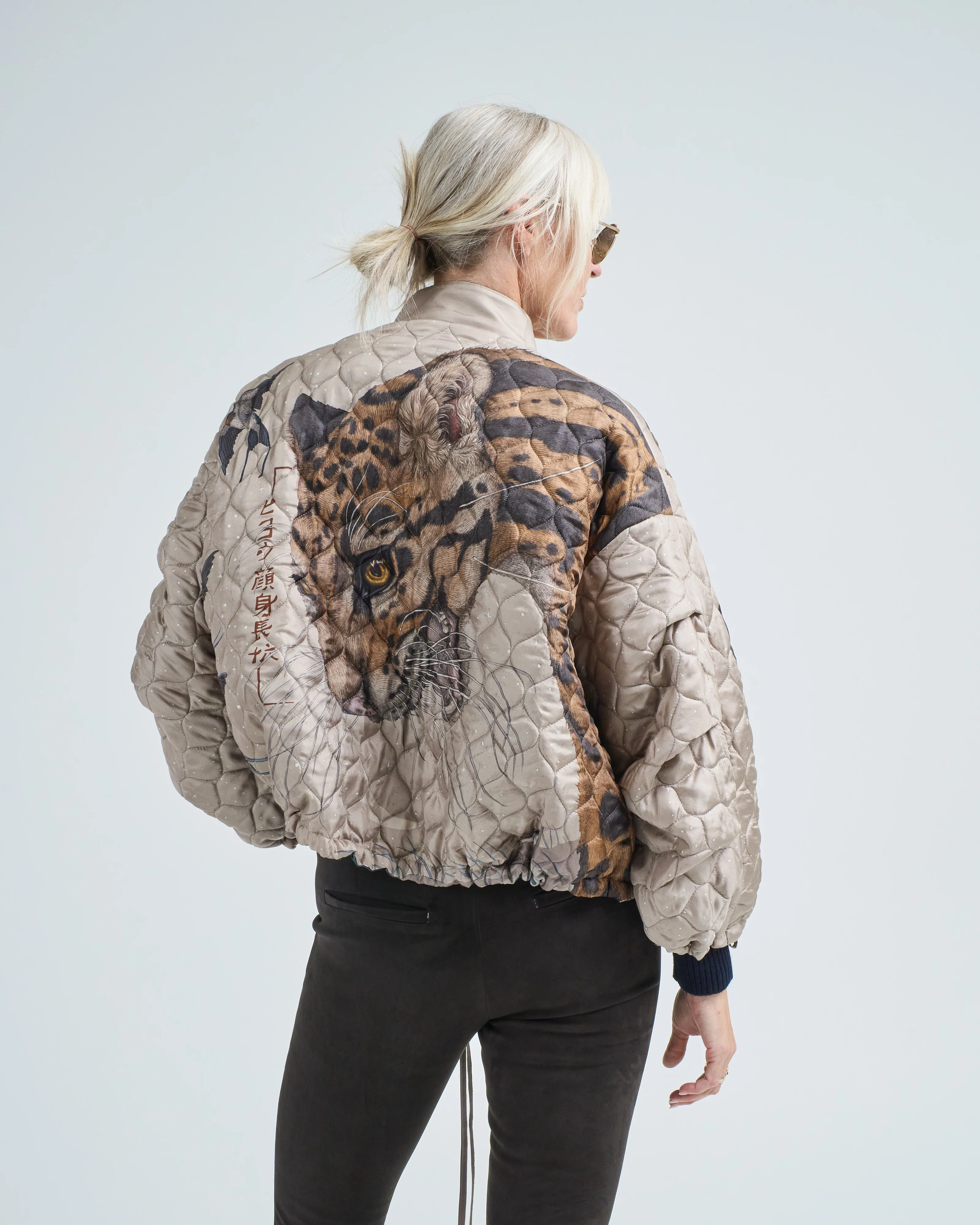 lunar leopard reversible bomber jacket - Image 5