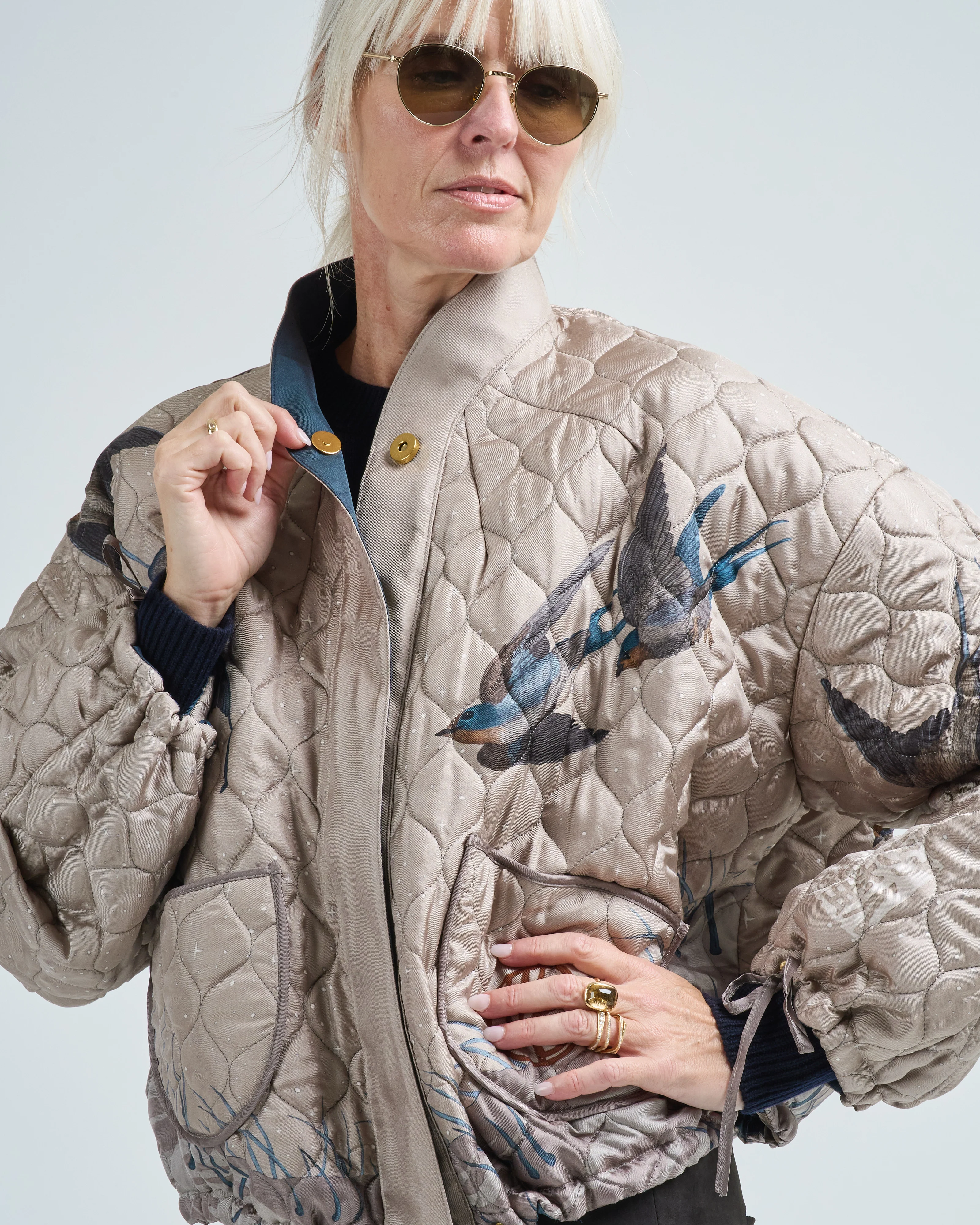 lunar leopard reversible bomber jacket - Image 6