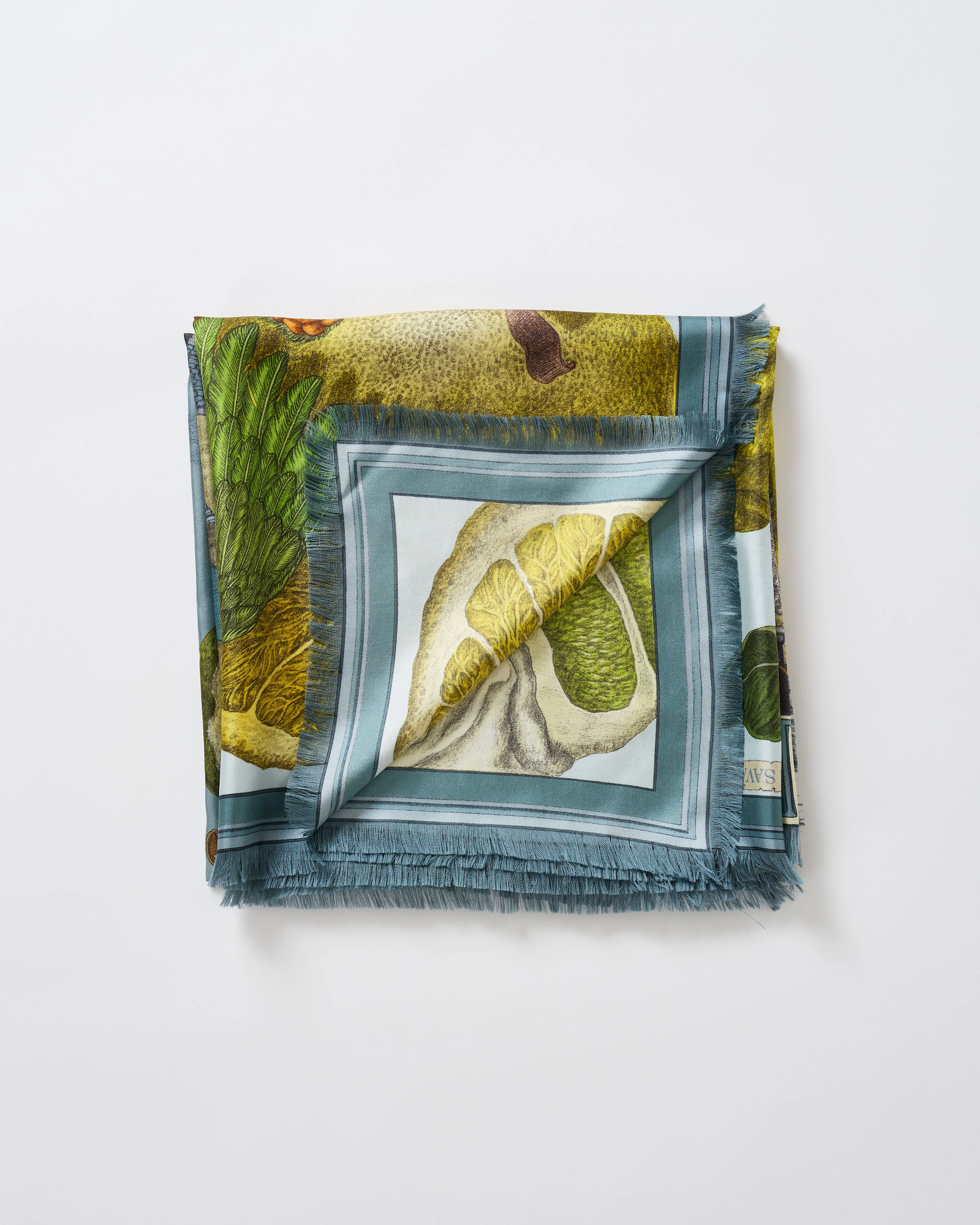 oranges and lemons large silk twill square scarf - Image 4