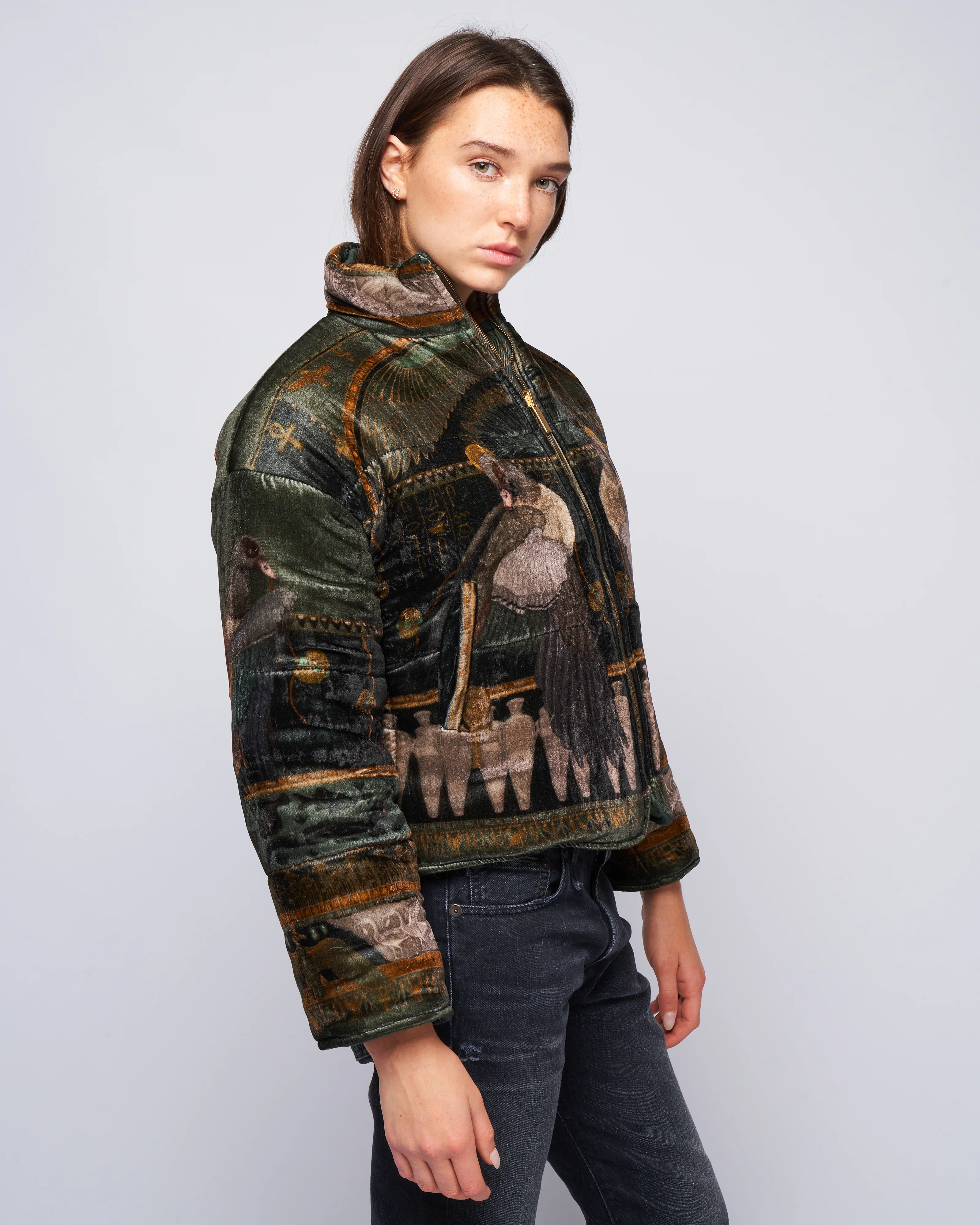 reversible padded jacket - papyrus/ parchment - Image 5