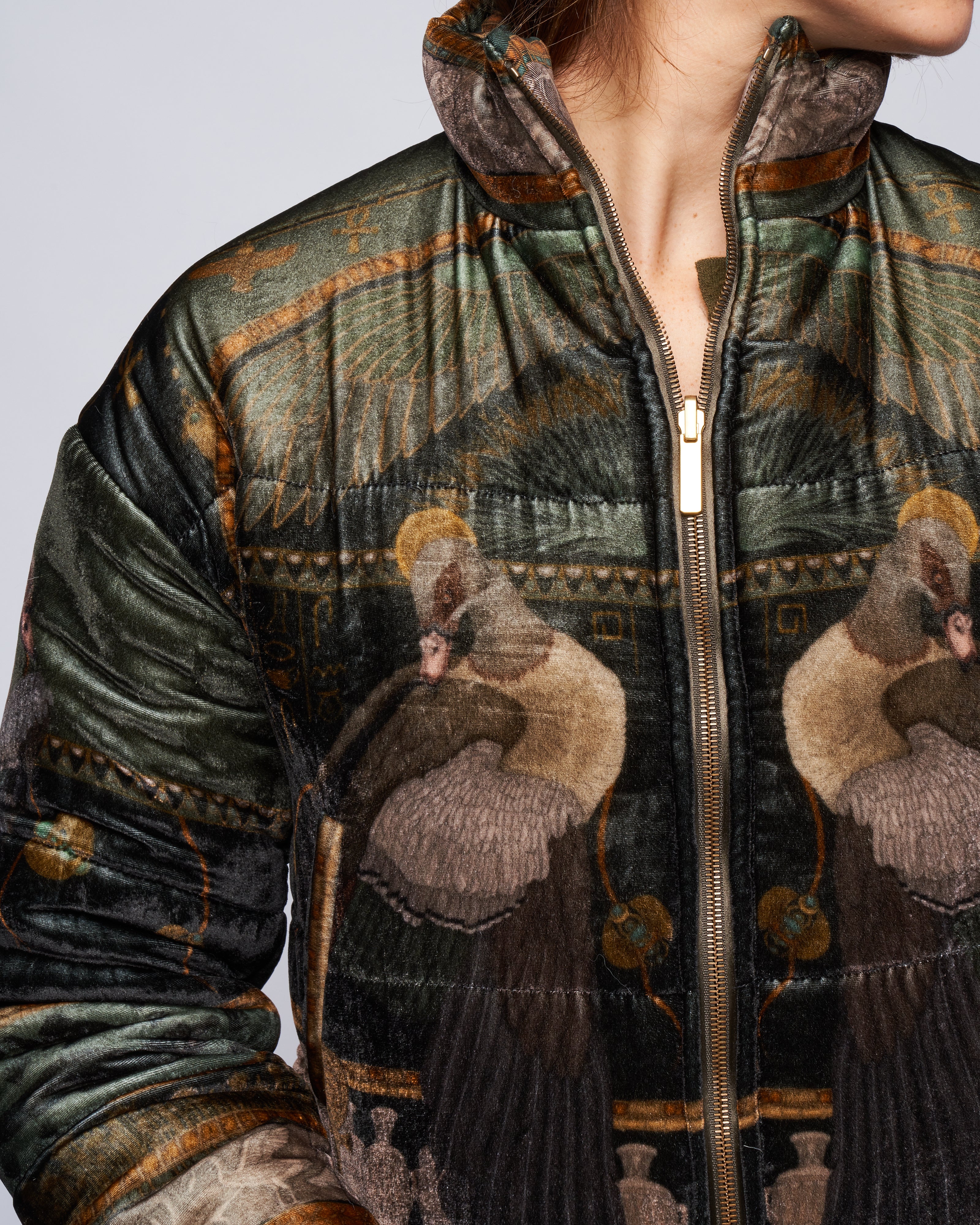 reversible padded jacket - papyrus/ parchment - Image 6