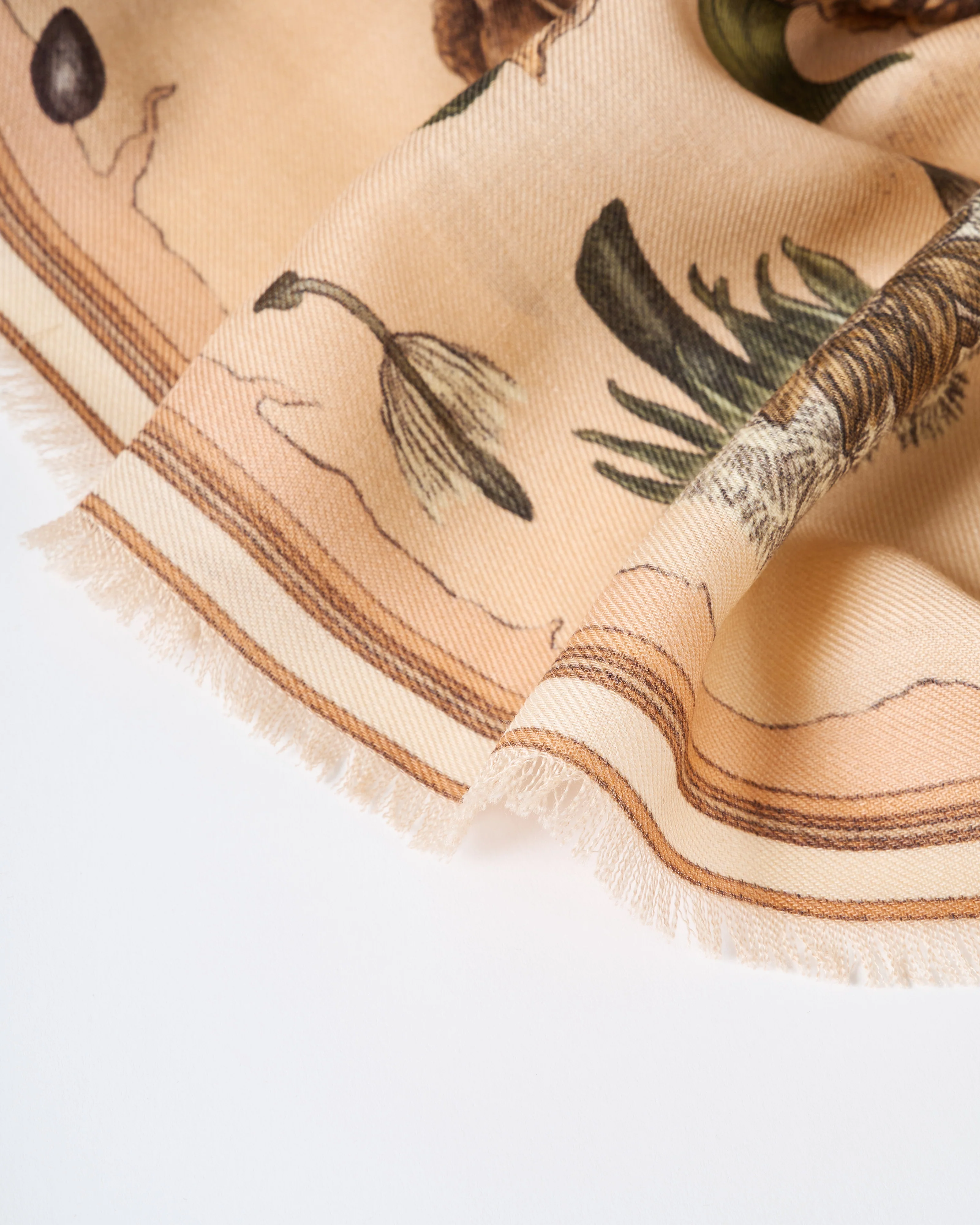 ring a ring o' roses wool/silk square scarf - Image 3
