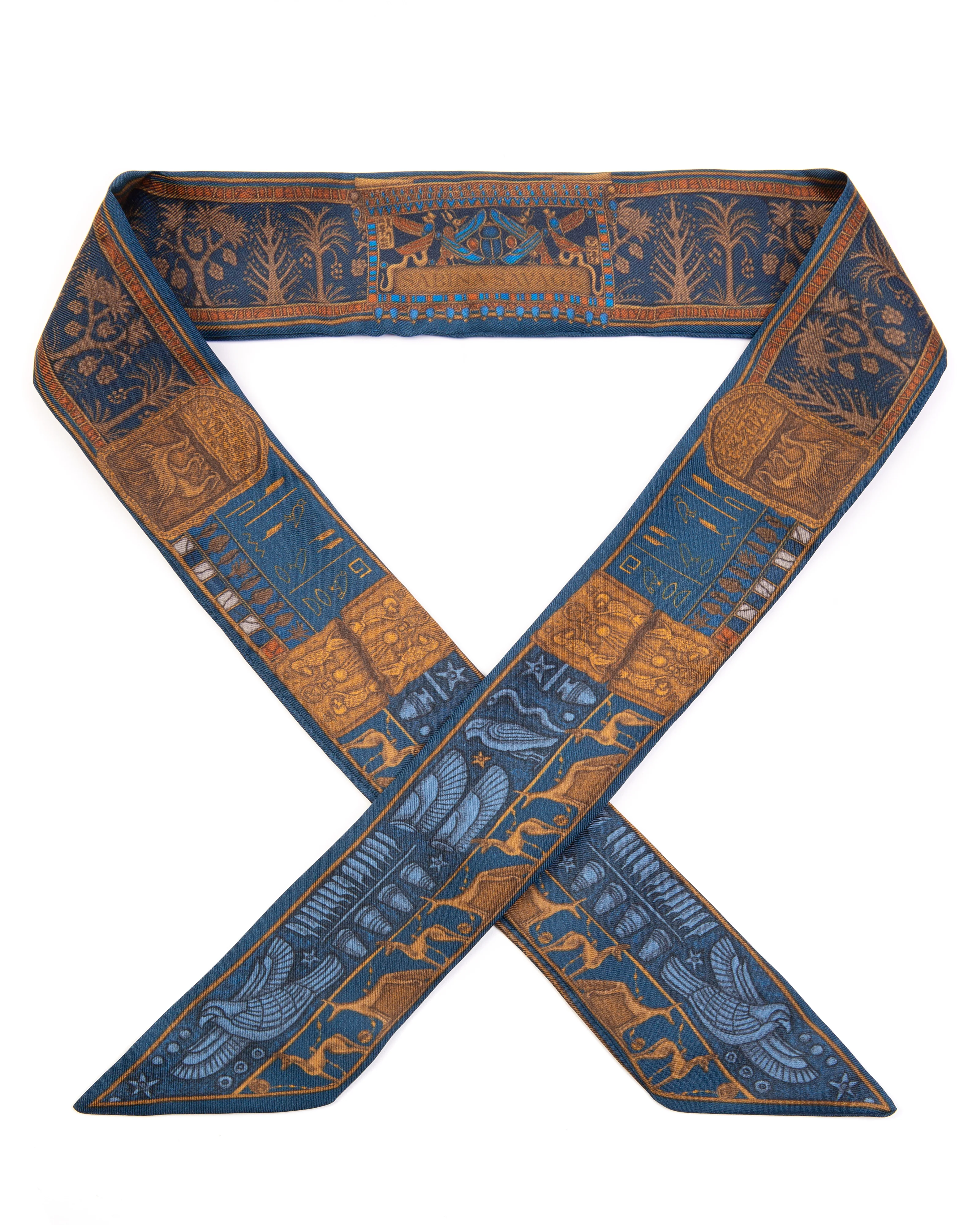 small ribbon - lapis/ nile - Image 2