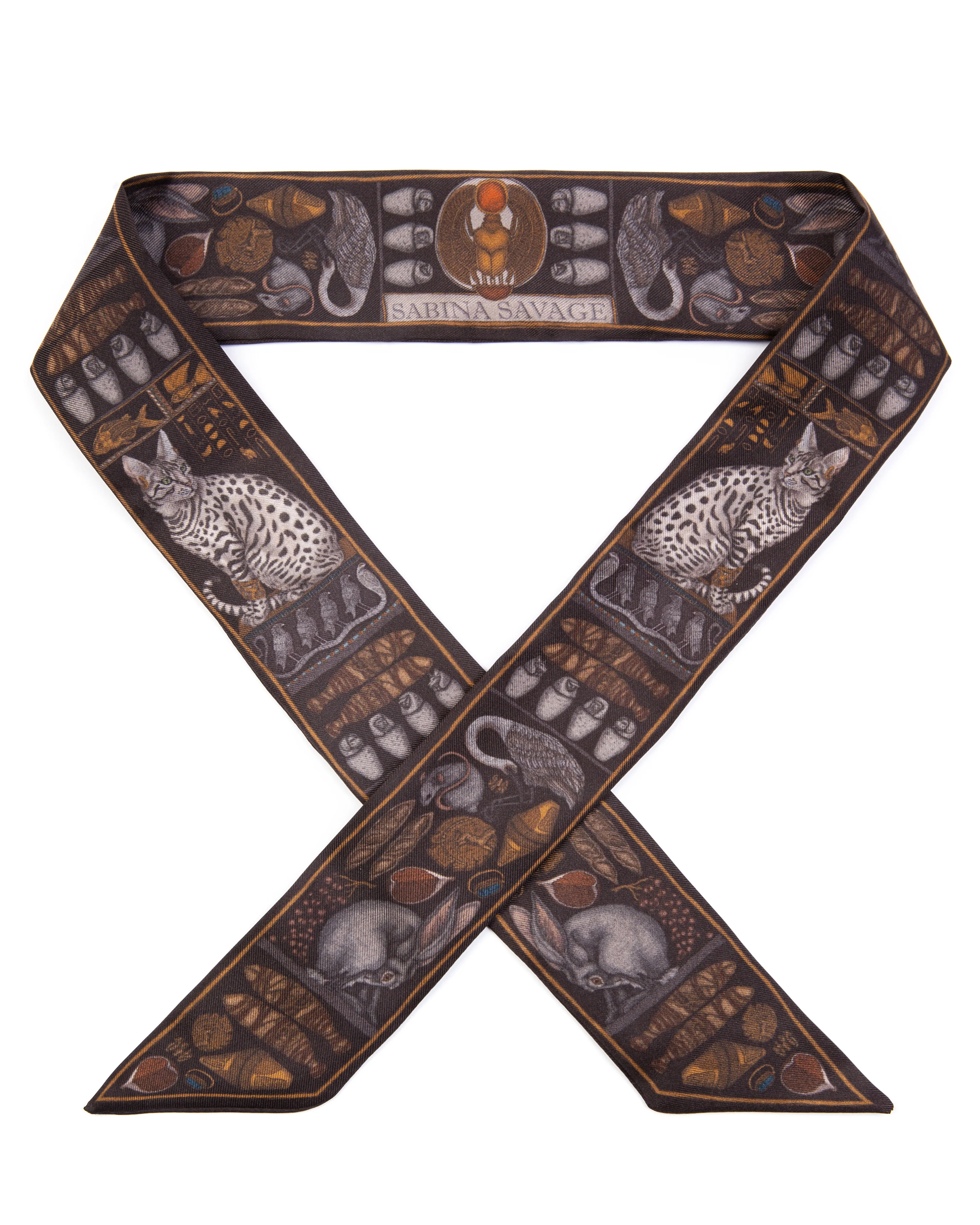 small ribbon - onyx/ gold - Image 2
