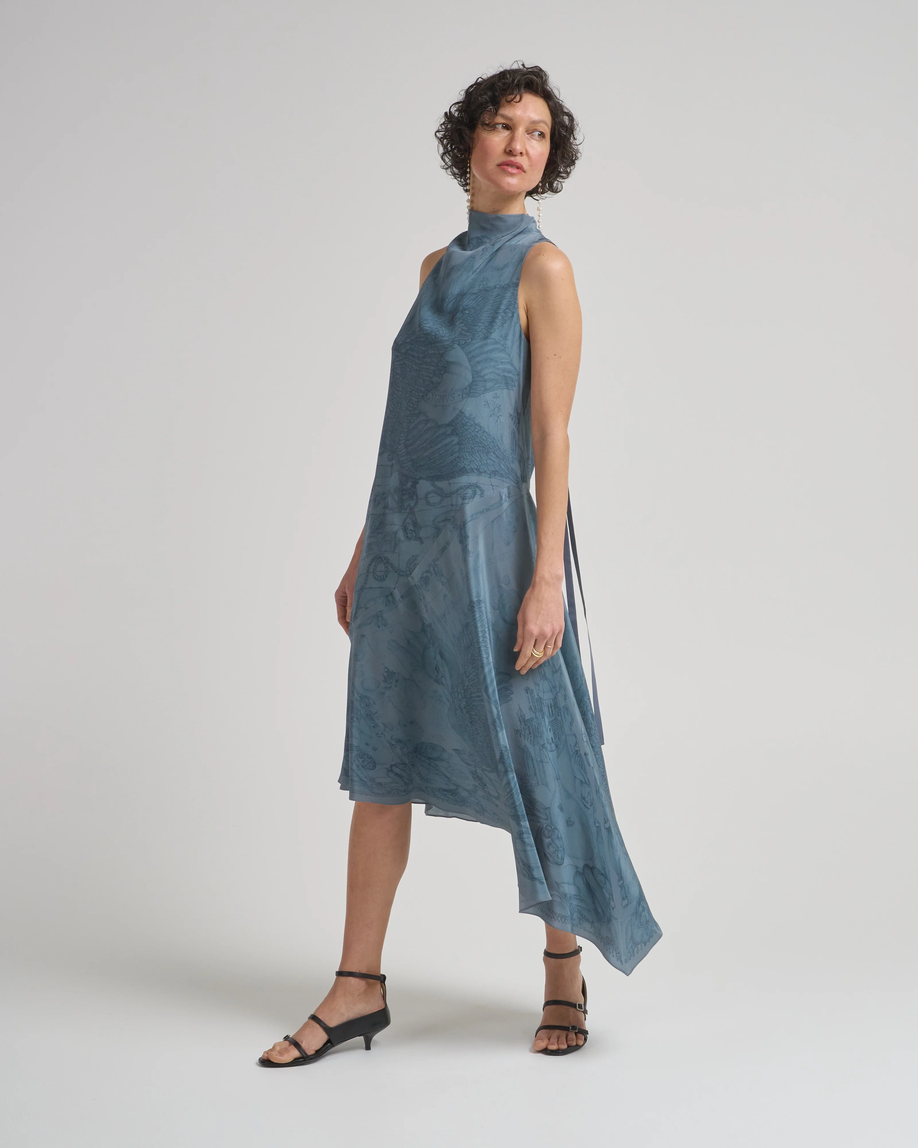 the glass swan pencil waterfall dress - Image 3