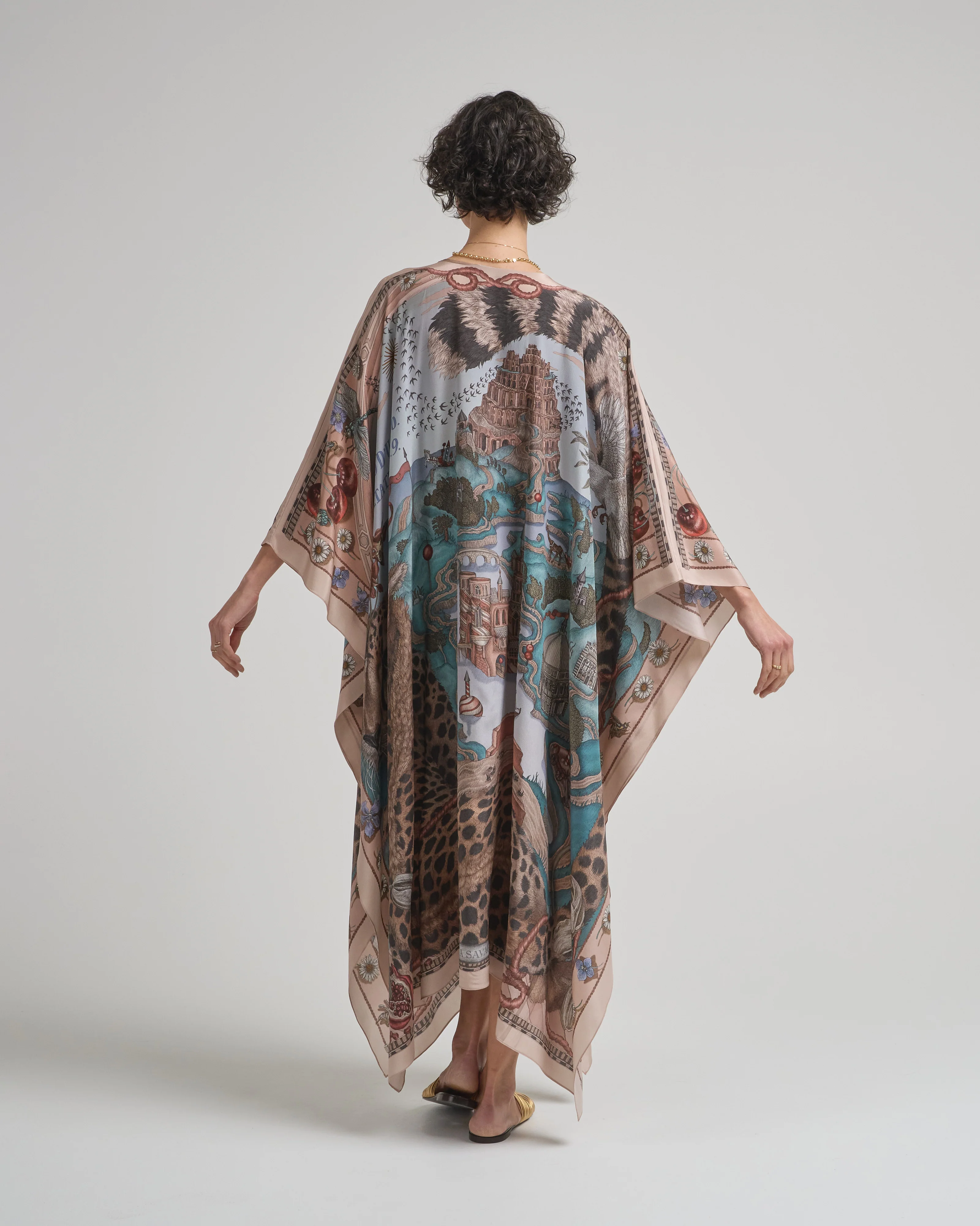 the medici cheetah kaftan - Image 4