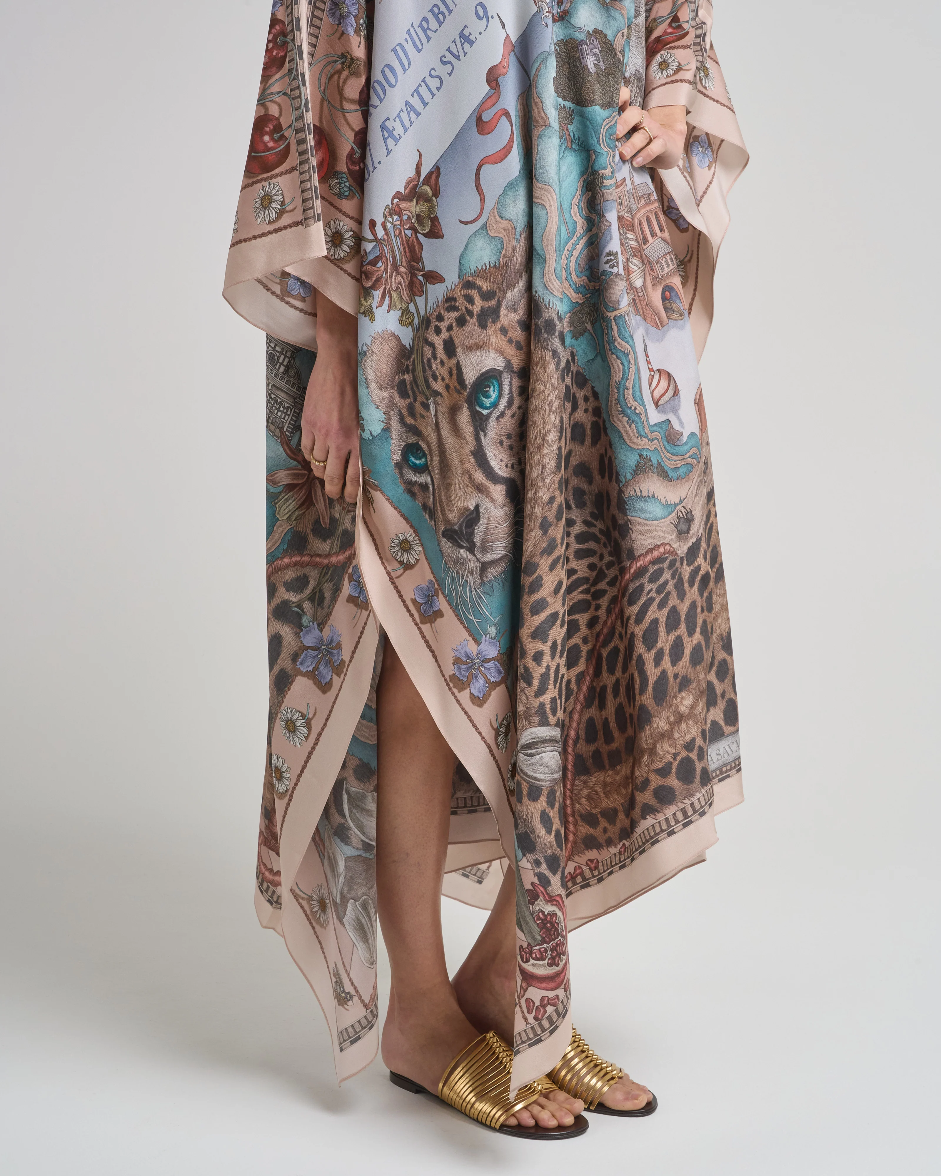 the medici cheetah kaftan - Image 5
