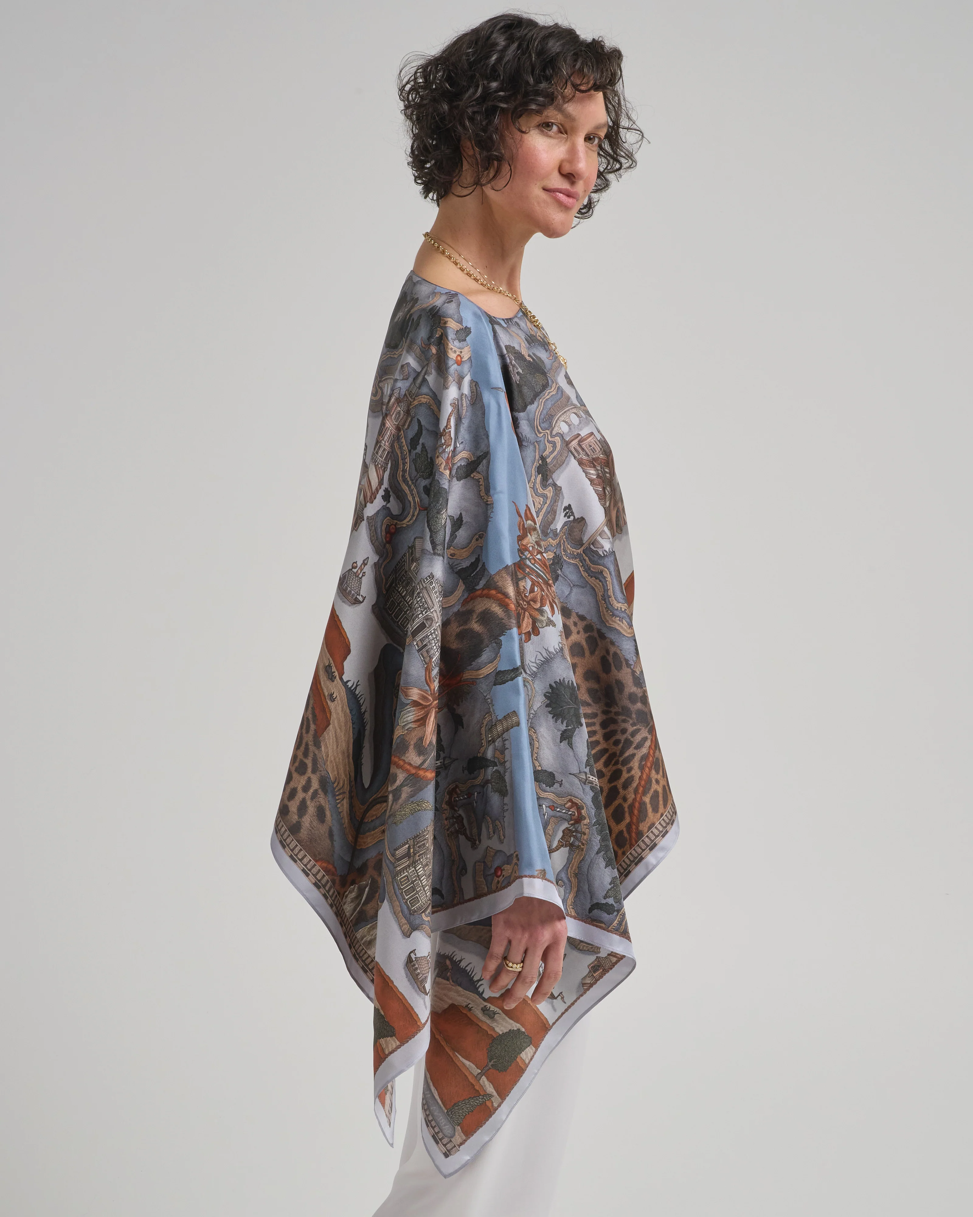 the medici cheetah slipover top - Image 3
