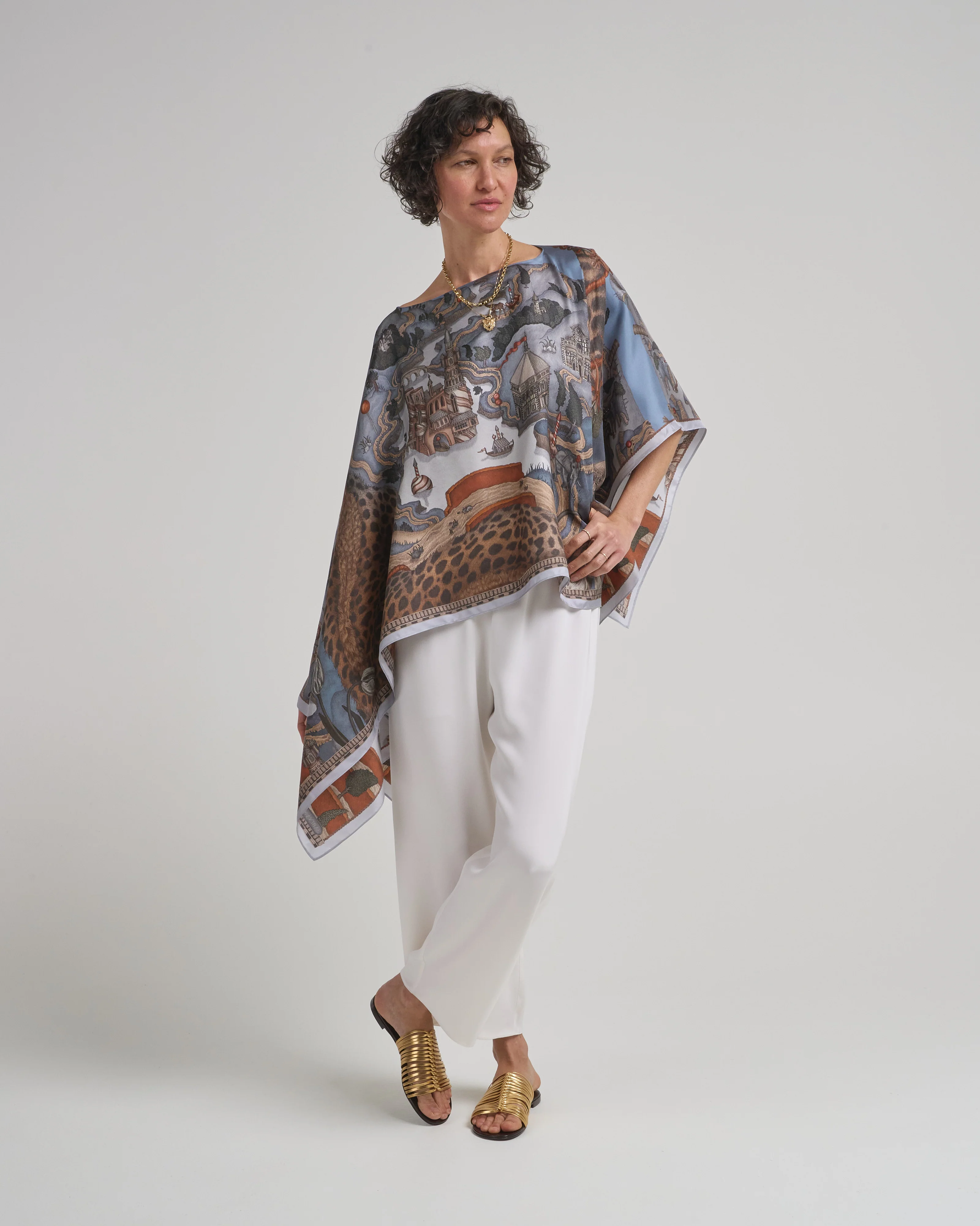 the medici cheetah slipover top - Image 5