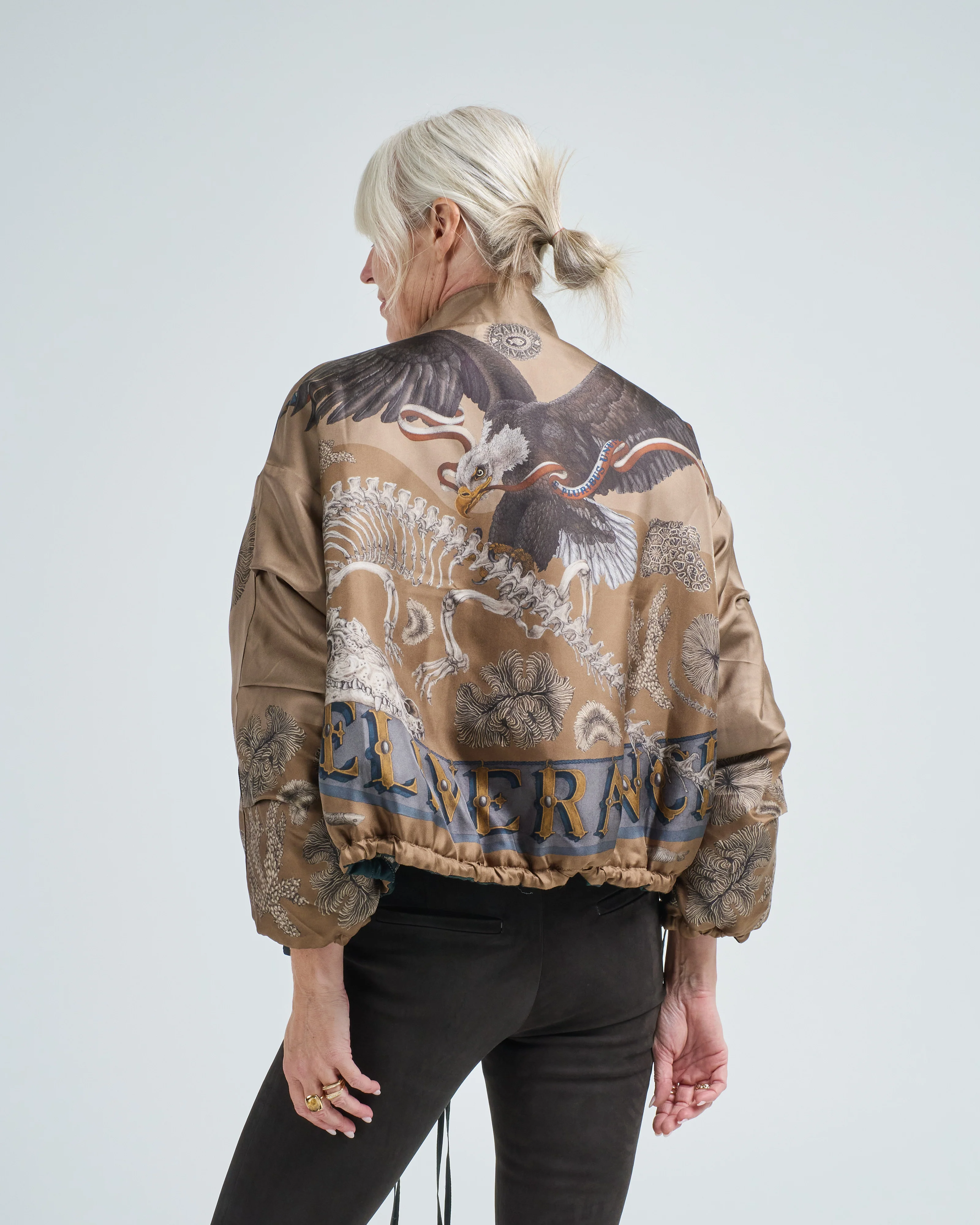 the scrimshaw skeleton bomber jacket