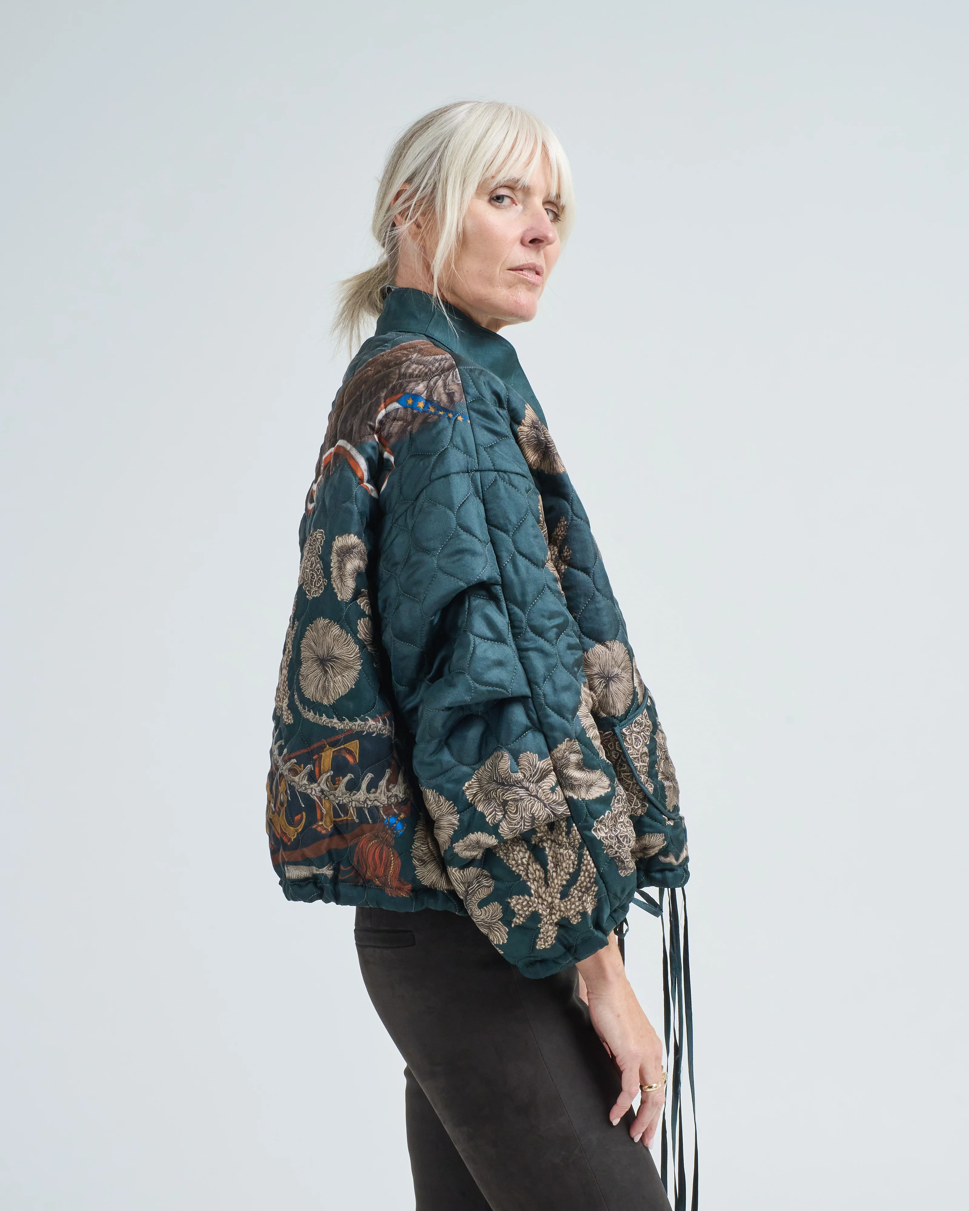 the scrimshaw skeleton bomber jacket - Image 5