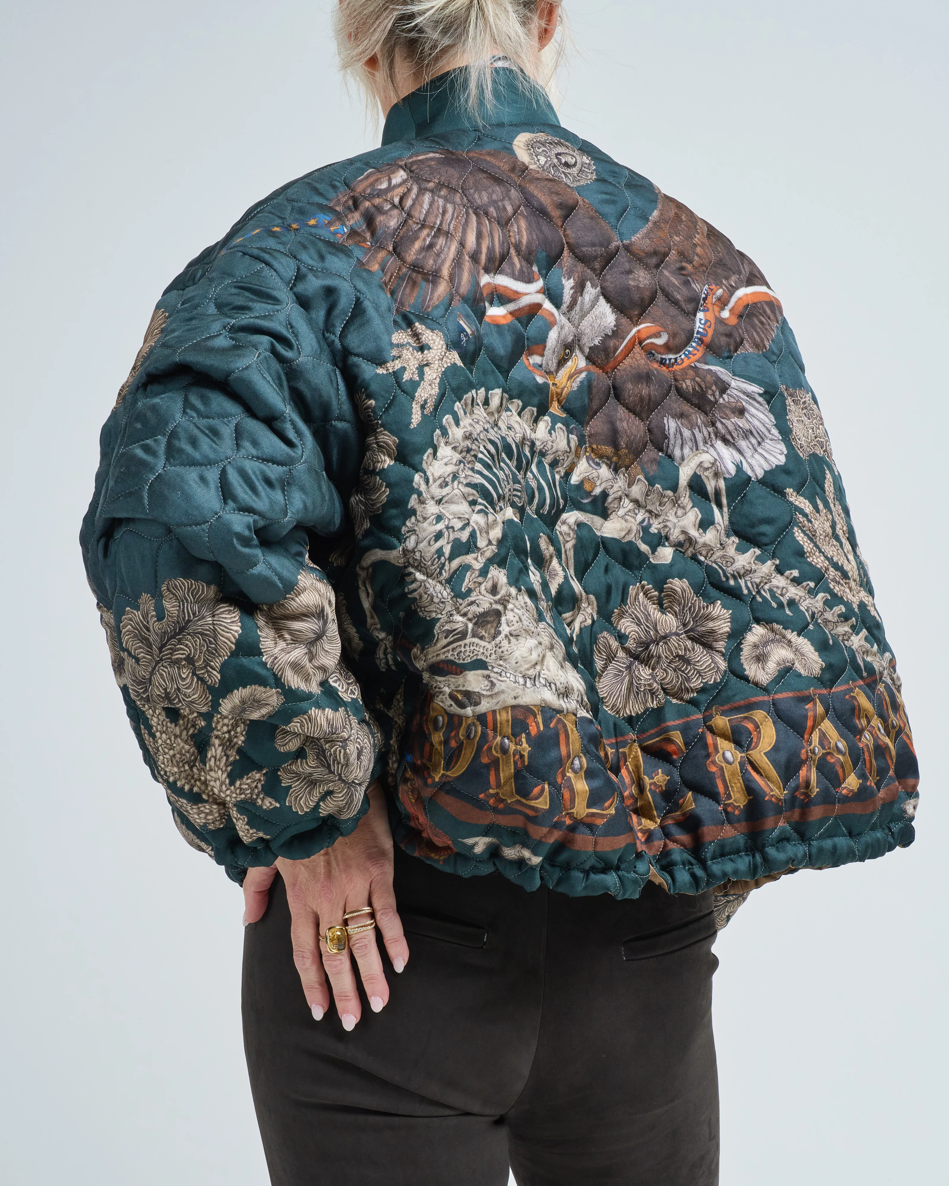 the scrimshaw skeleton bomber jacket - Image 6