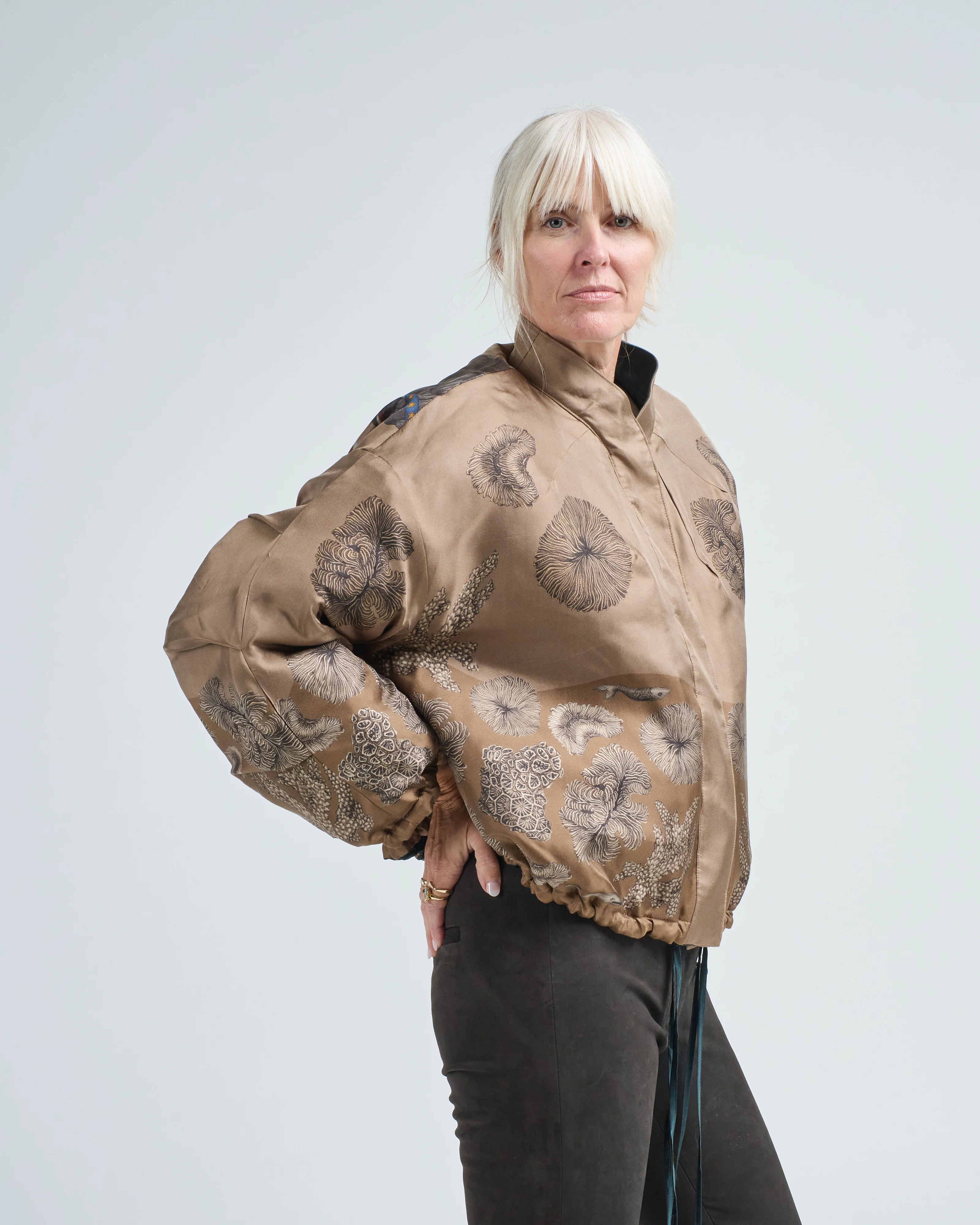 the scrimshaw skeleton bomber jacket - Image 7