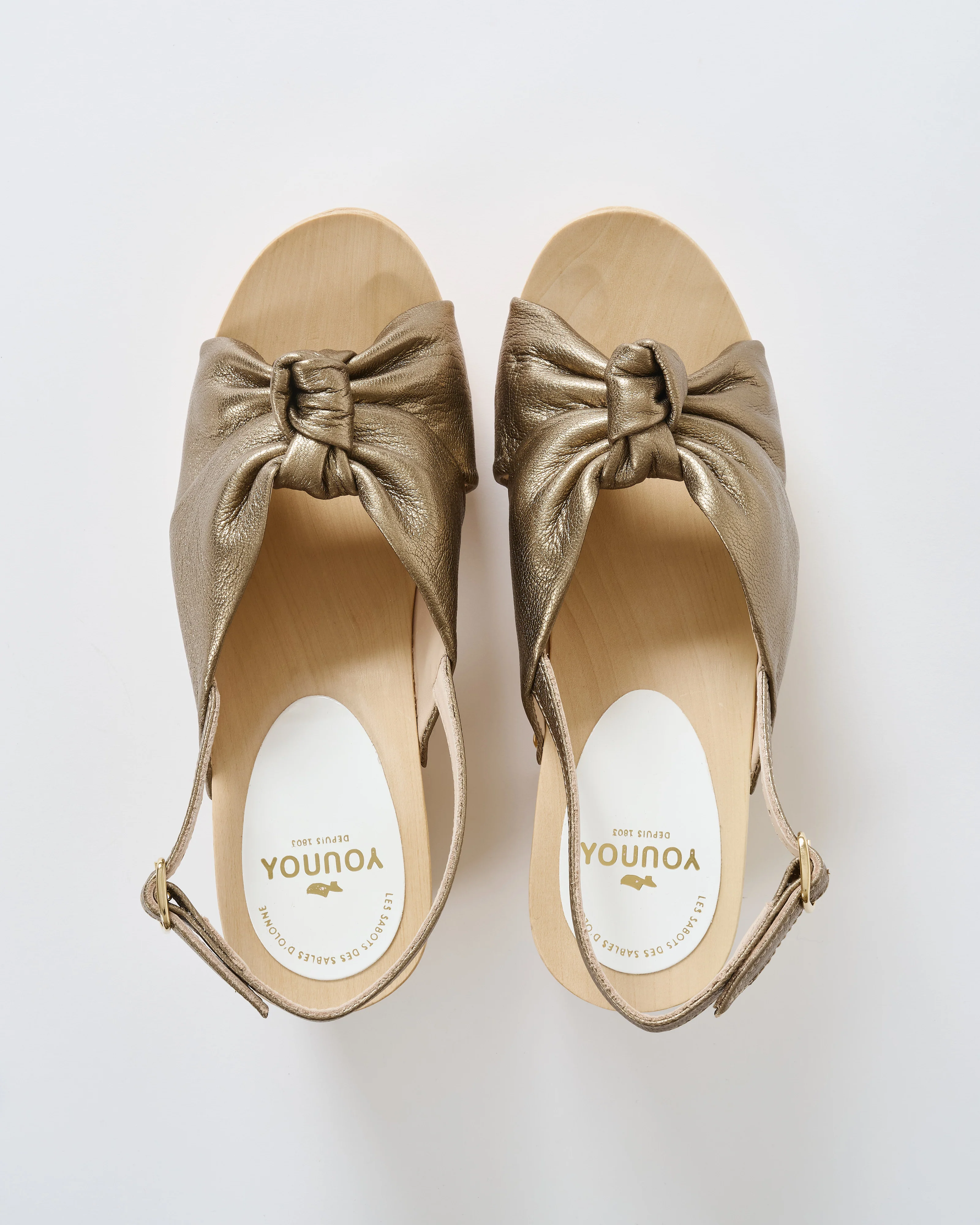 crisscross 3 inch heel clog - Image 4
