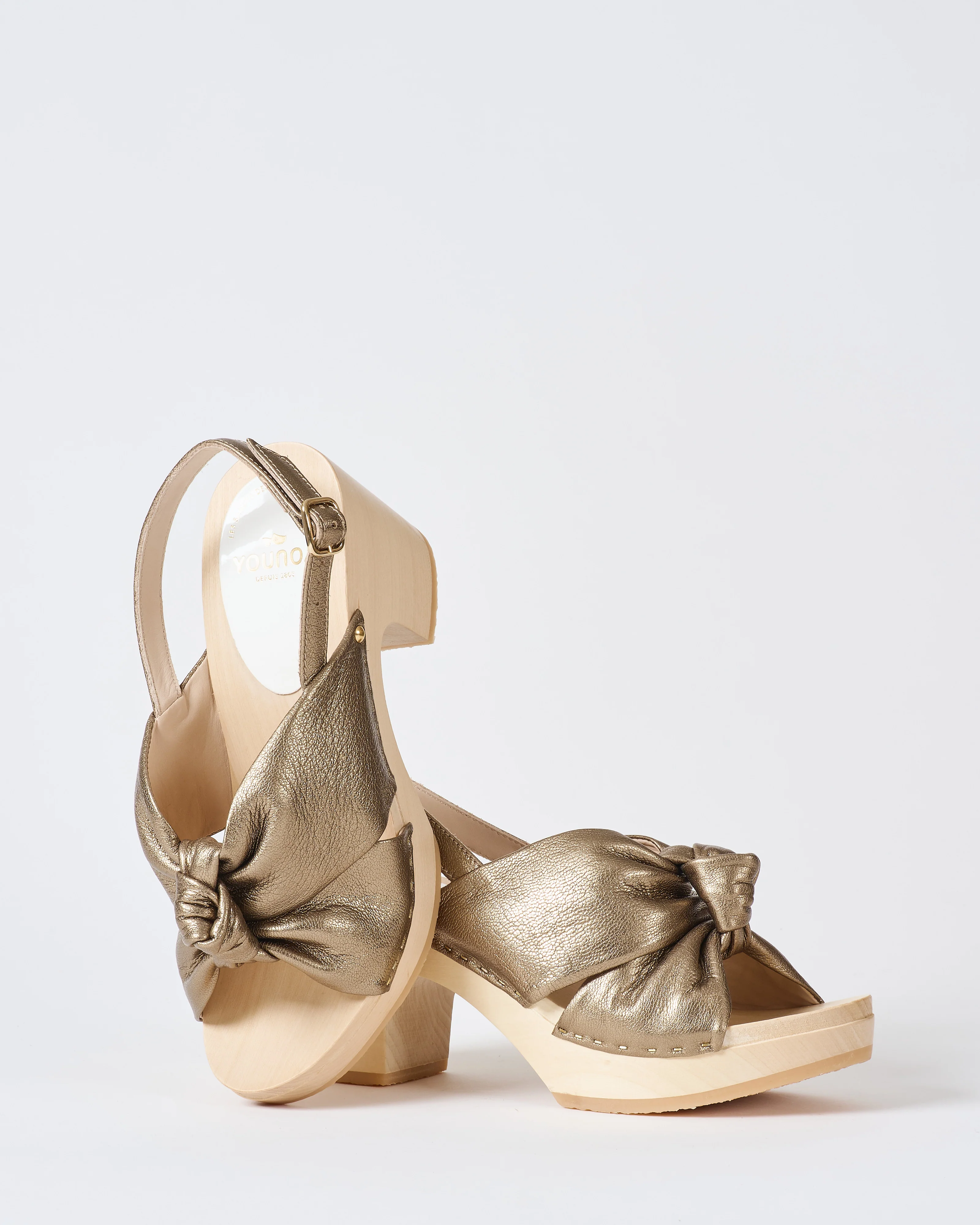 crisscross 3 inch heel clog - Image 5