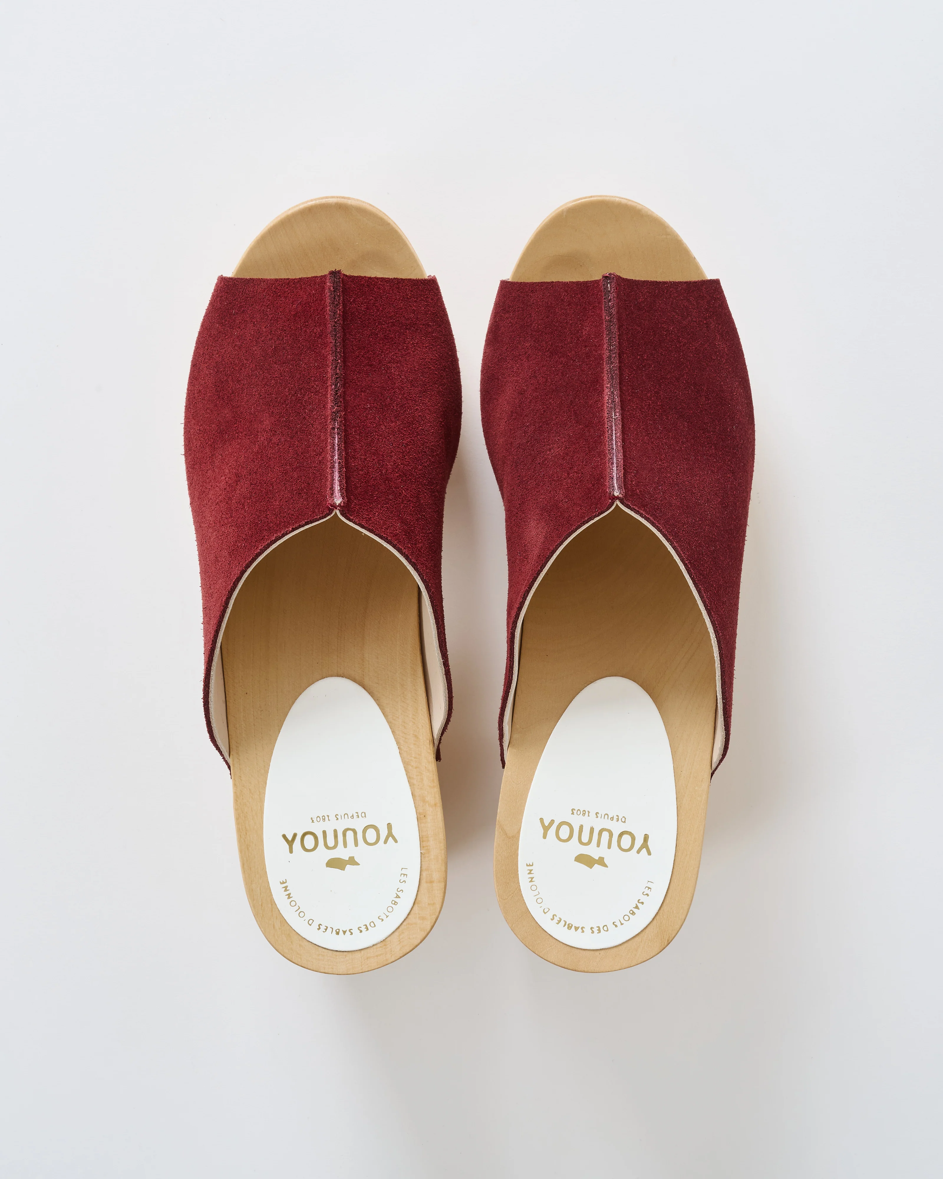 velvet leather clog - Image 4