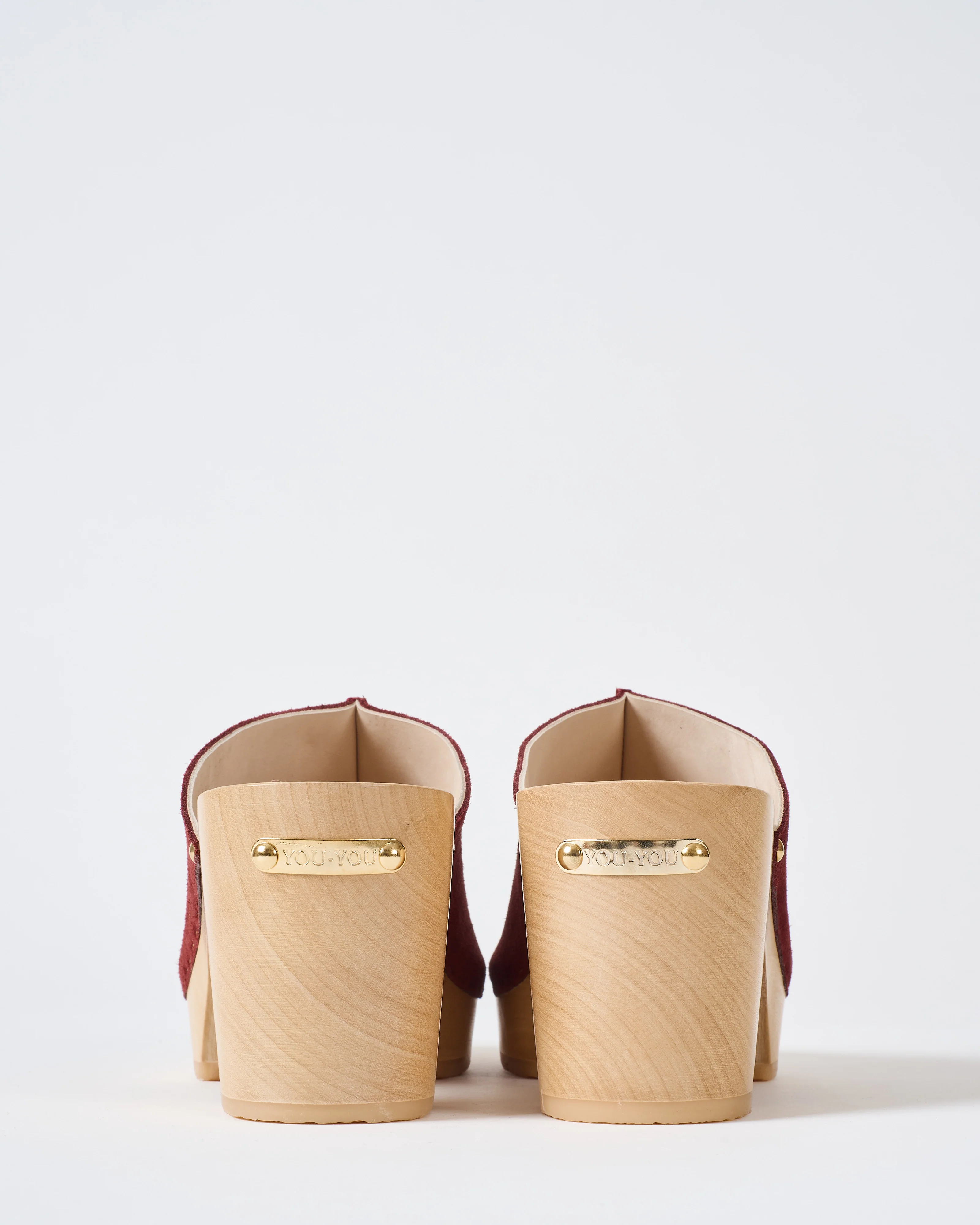 velvet leather clog - Image 5