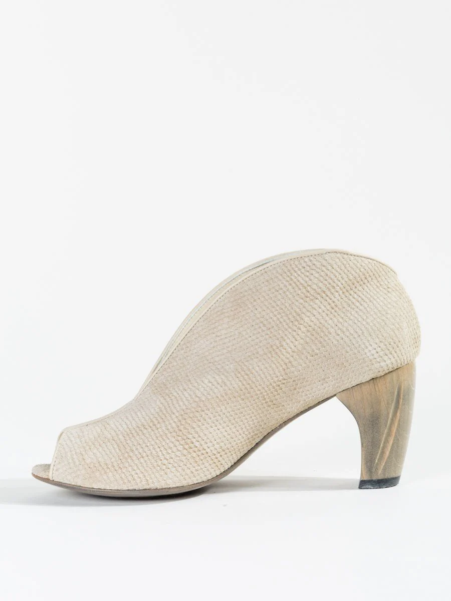 geneva boot - beige faux snake - Image 2