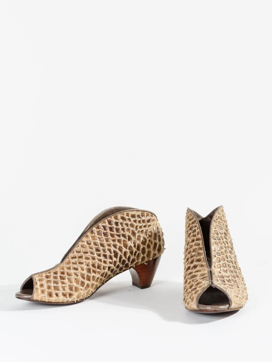 geneva low boot - olive monkfish - Image 6