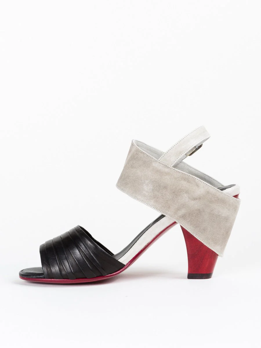 color block sandal - black - Image 2