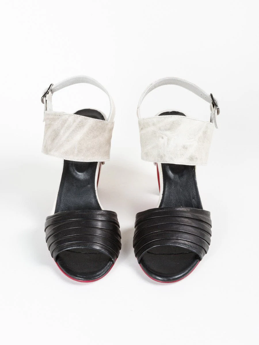 color block sandal - black - Image 3