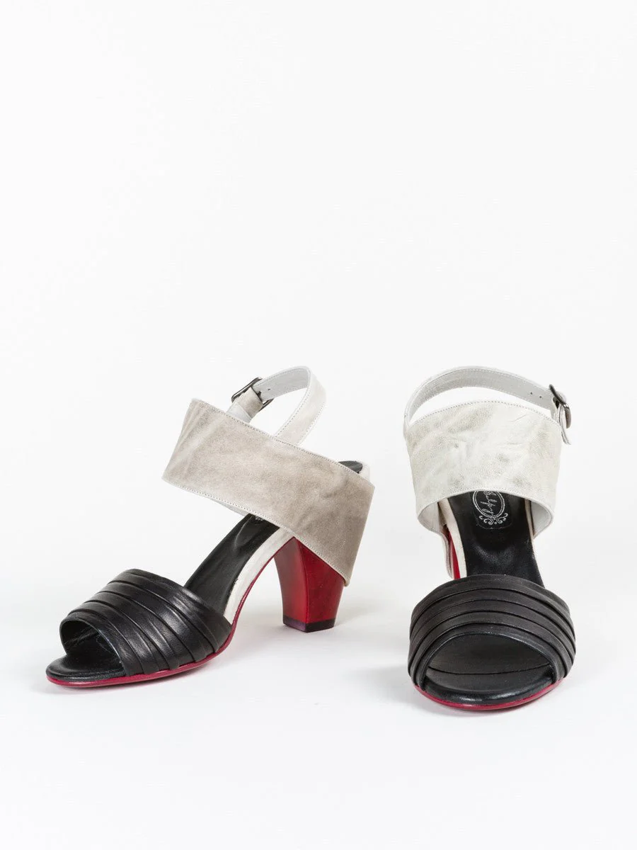 color block sandal - black - Image 6