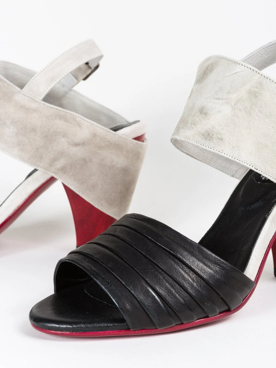color block sandal - black - Image 8