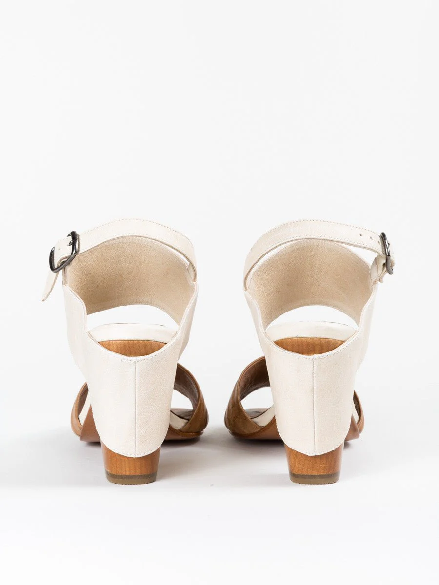 color block sandal - camel - Image 4