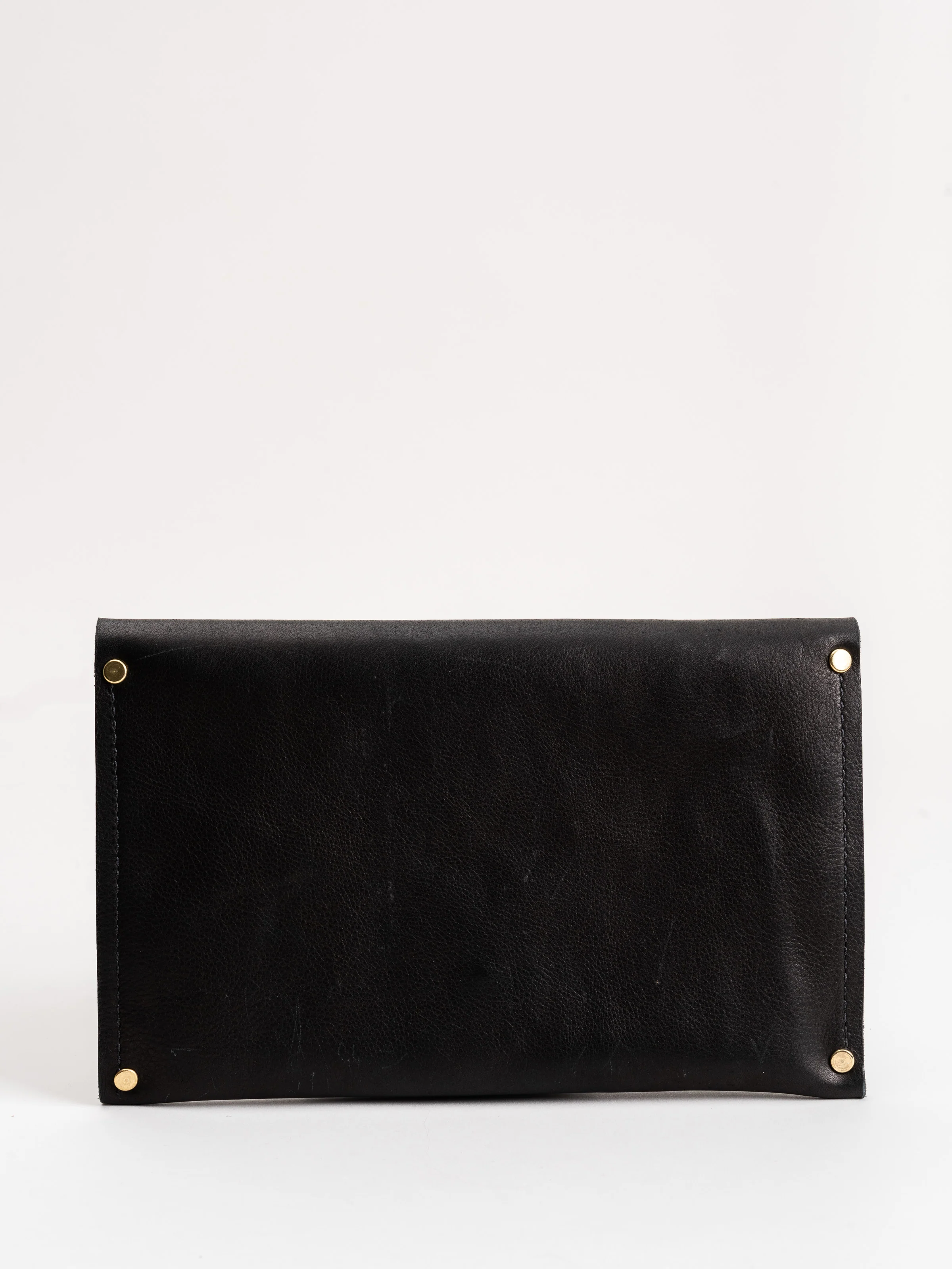 orb leaf clutch - black - Image 2