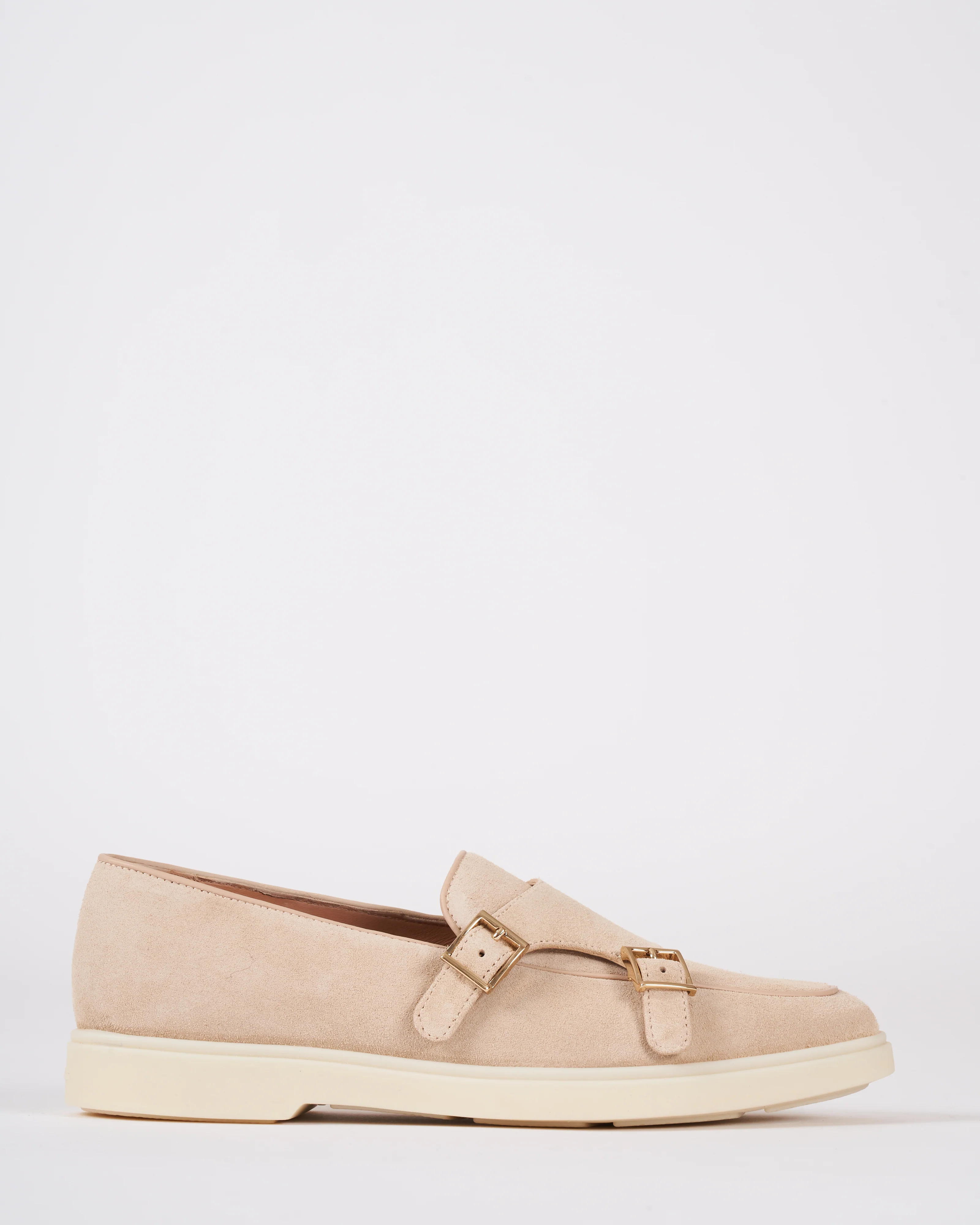 avocado suede 2 buckle loafer - suede pink - Image 4