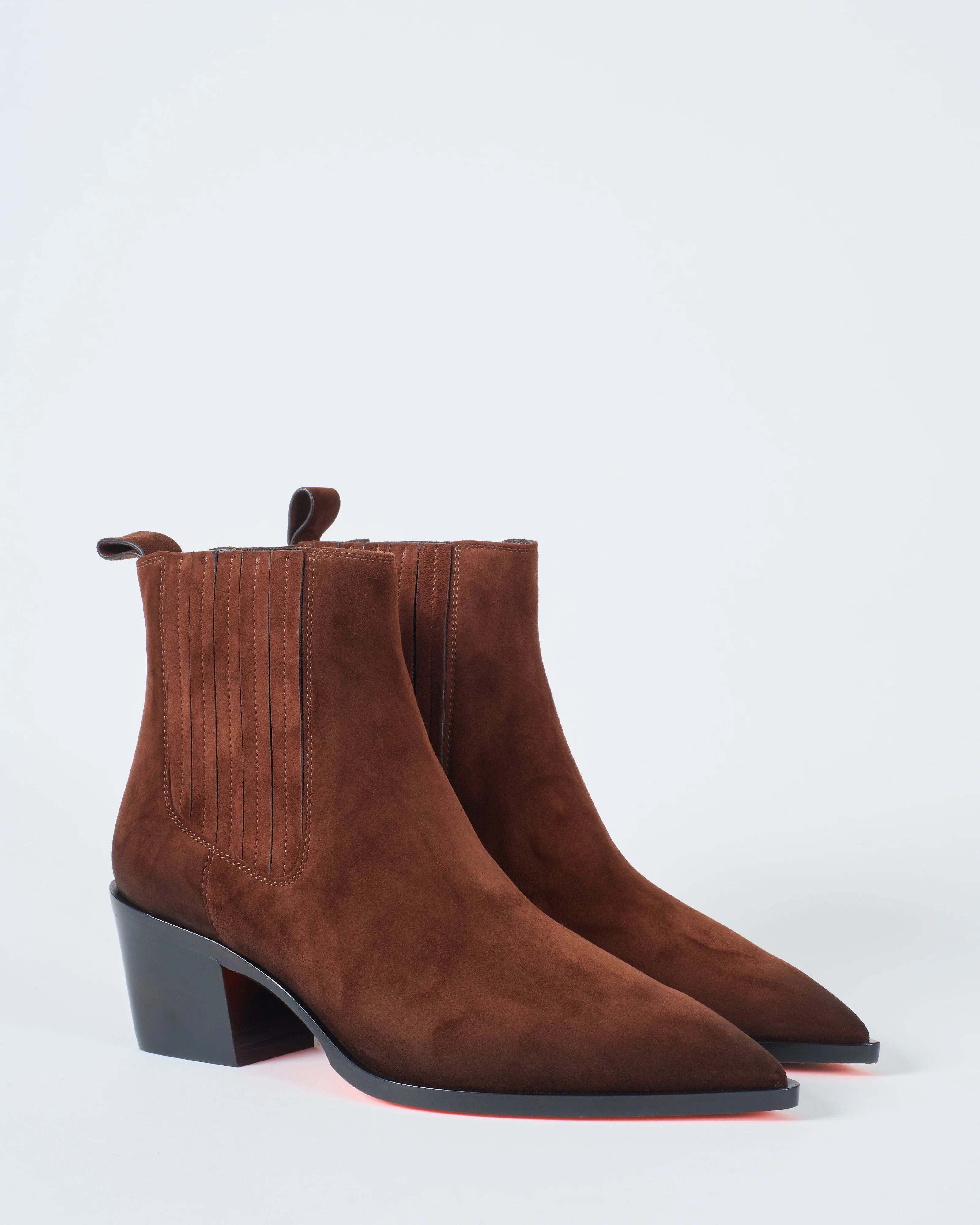 brown suede short boot - Image 4