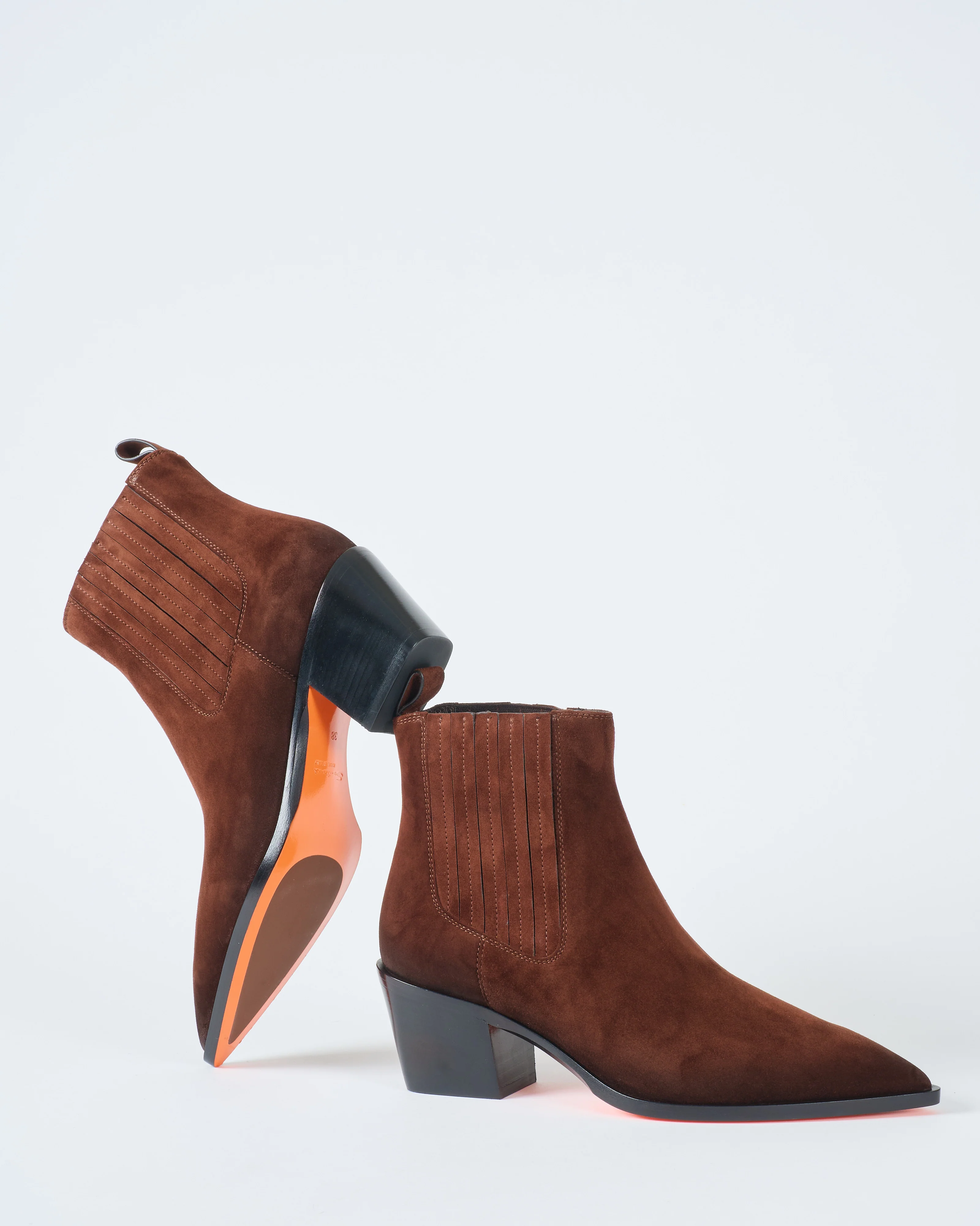 brown suede short boot - Image 5
