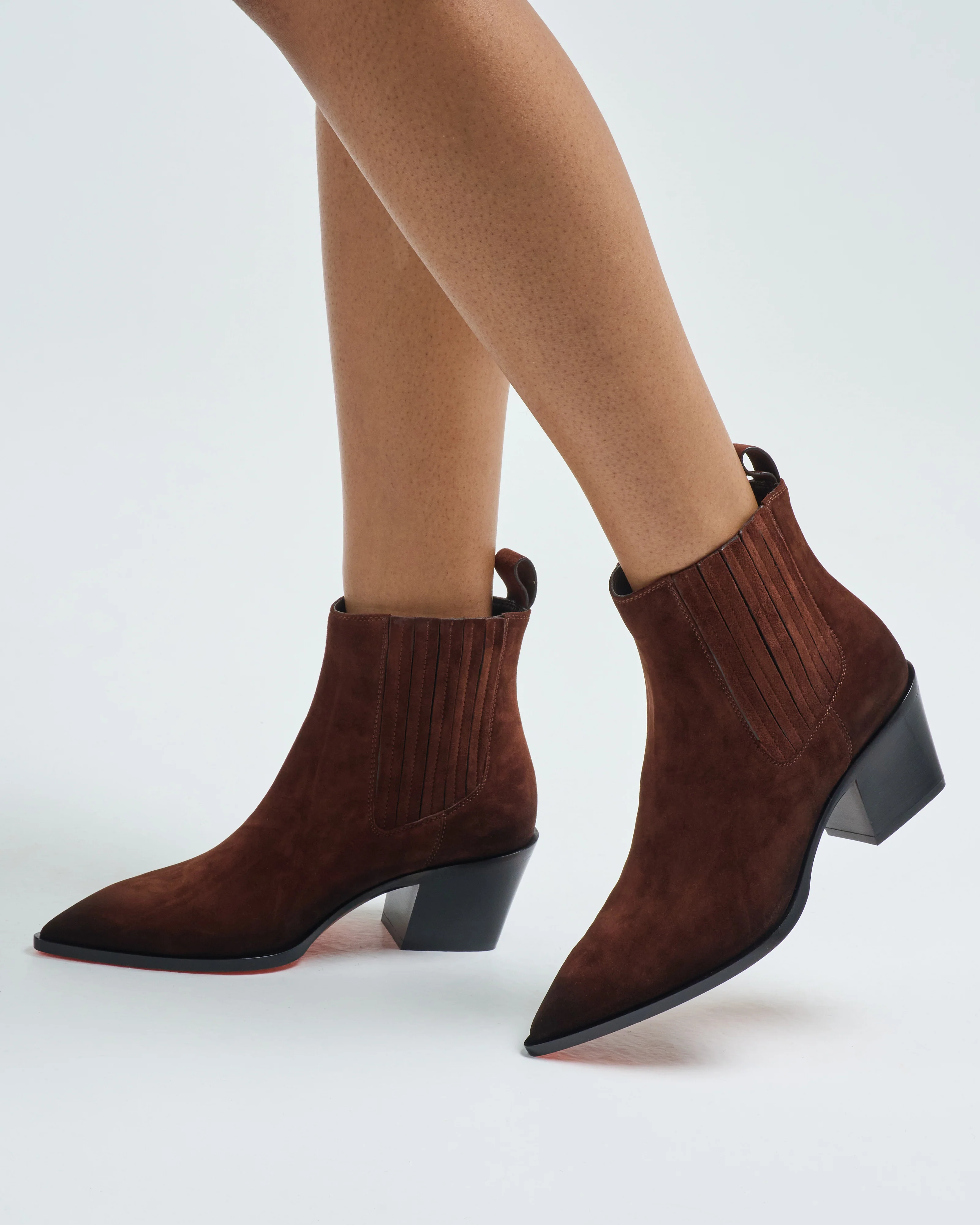 brown suede short boot - Image 6