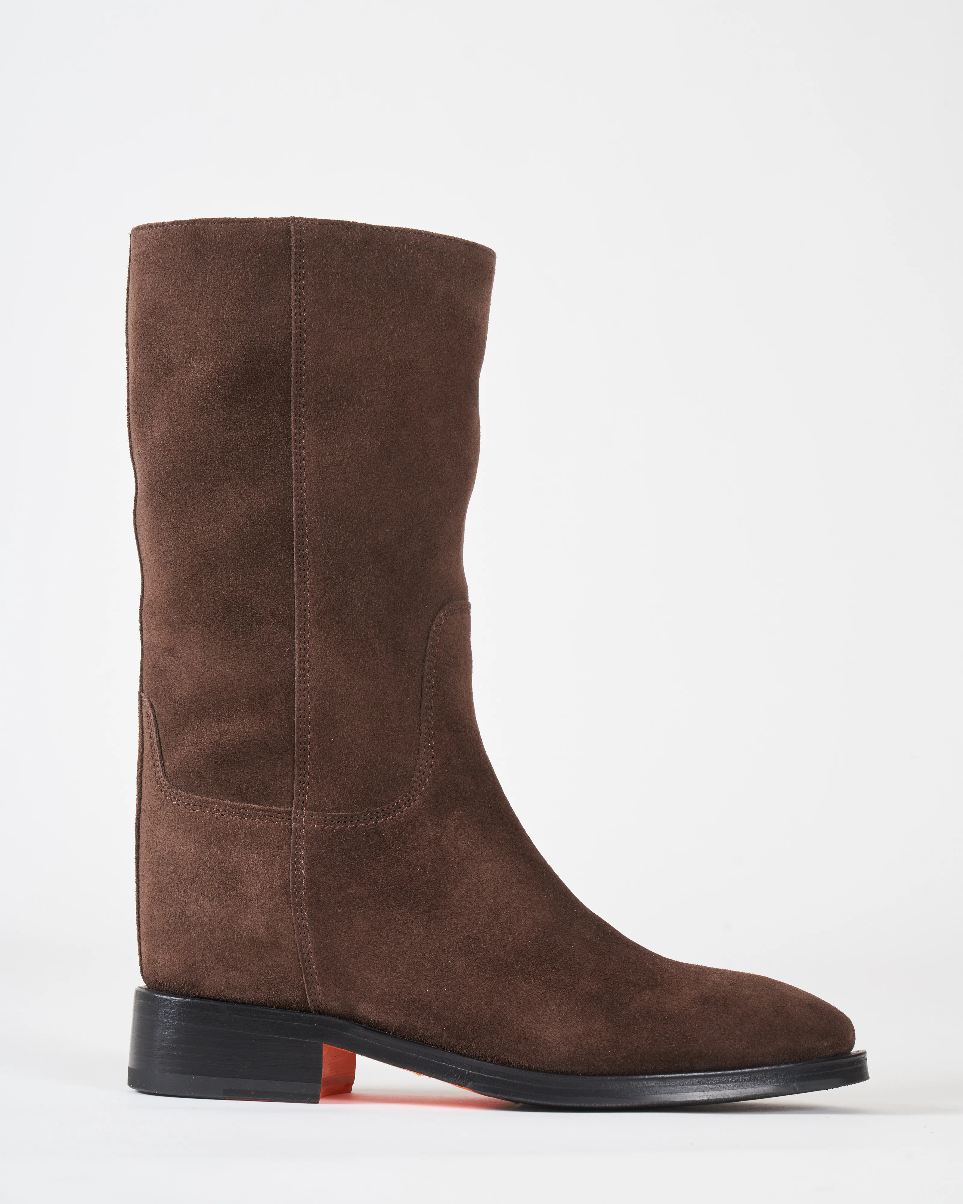 fleeces boot - dark brown suede - Image 2