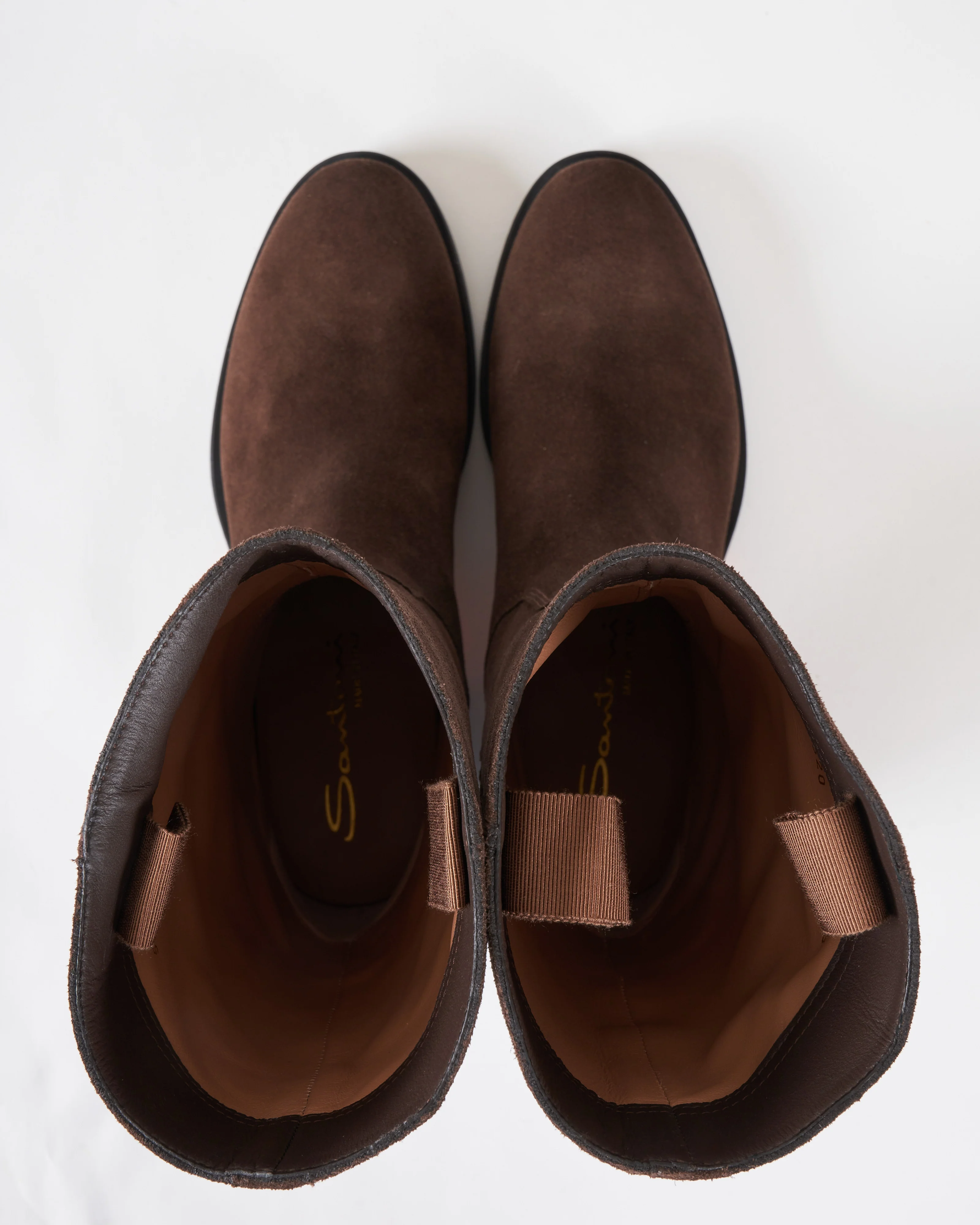 fleeces boot - dark brown suede - Image 3