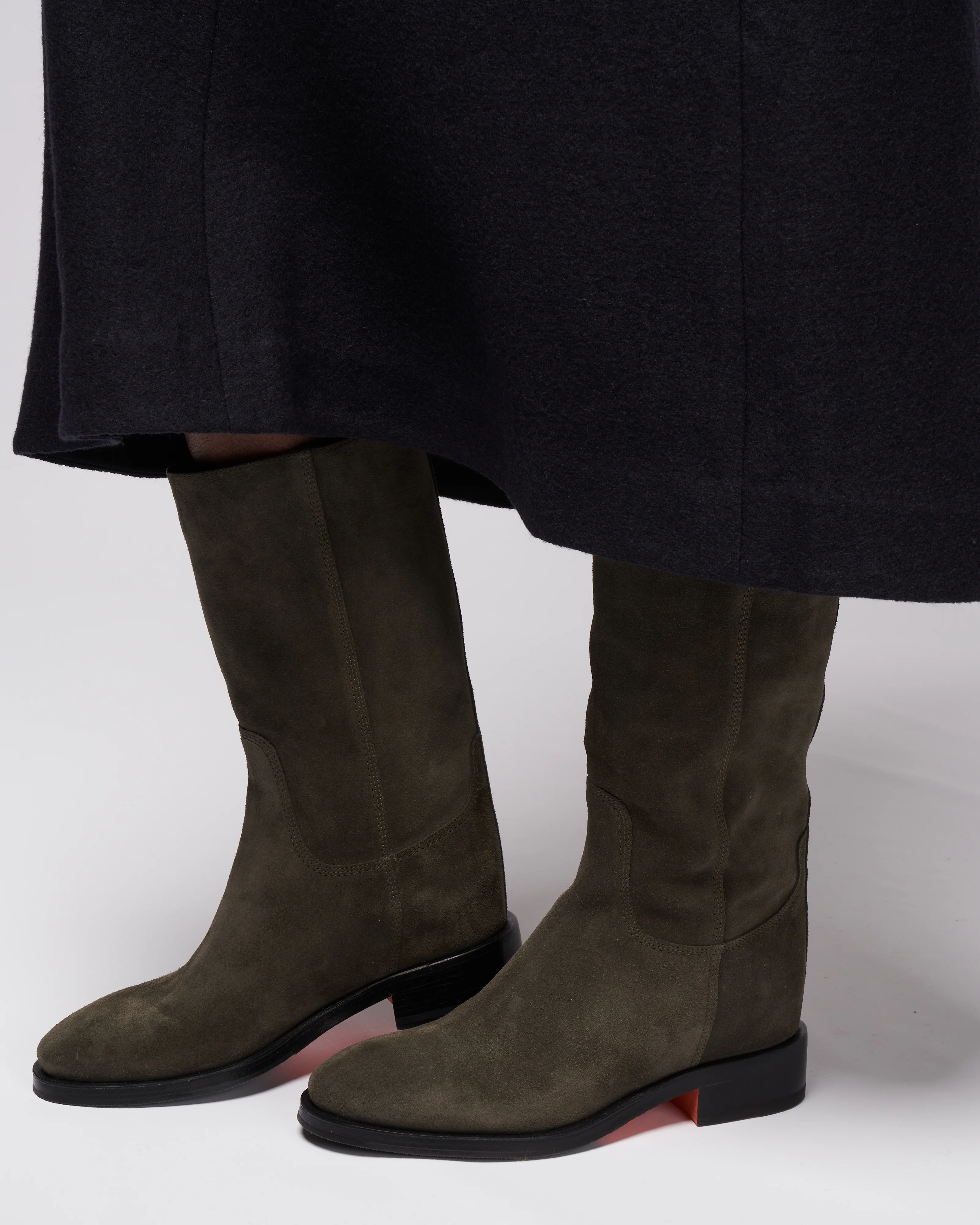 fleeces boot - green suede - Image 2