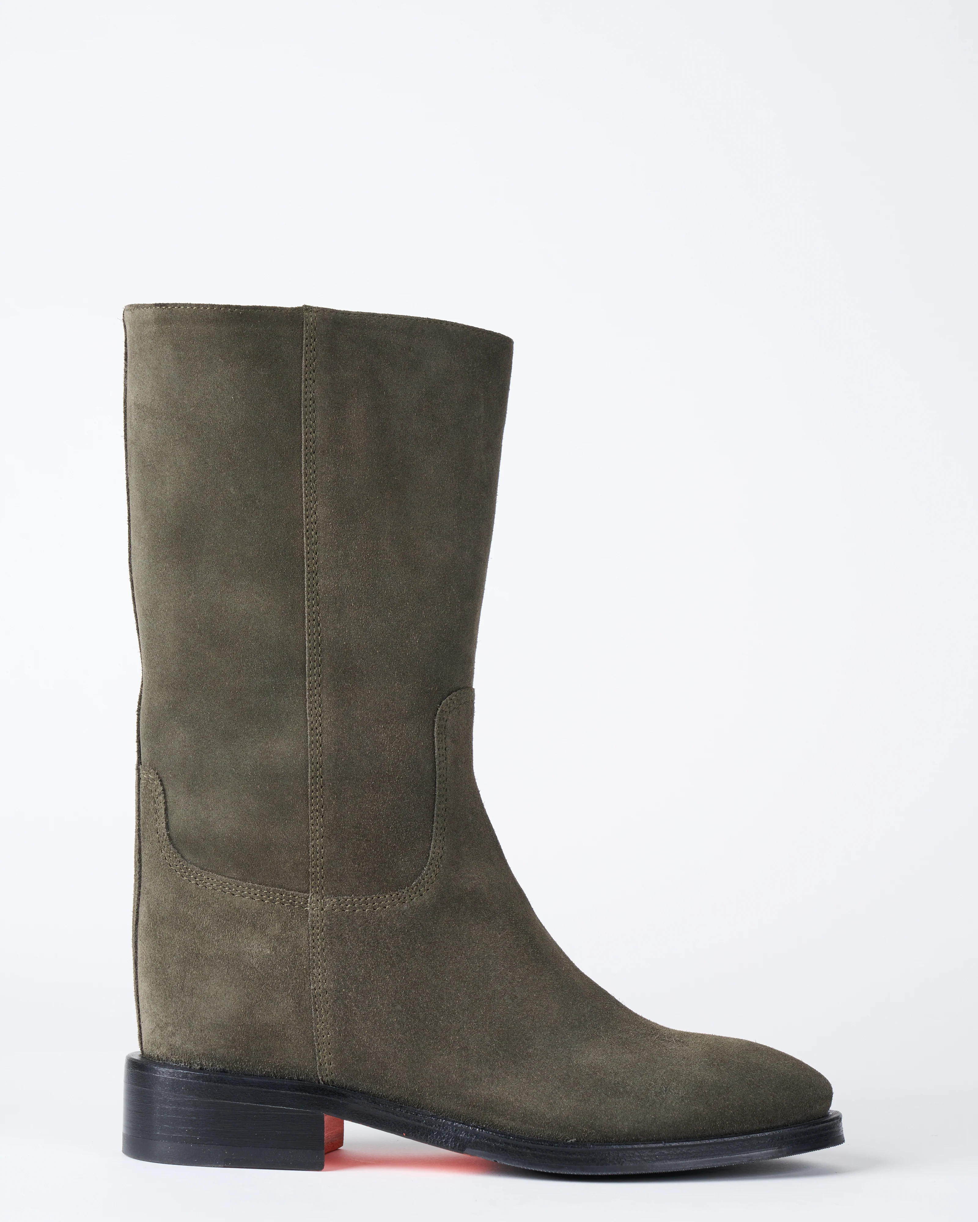 fleeces boot - green suede - Image 3