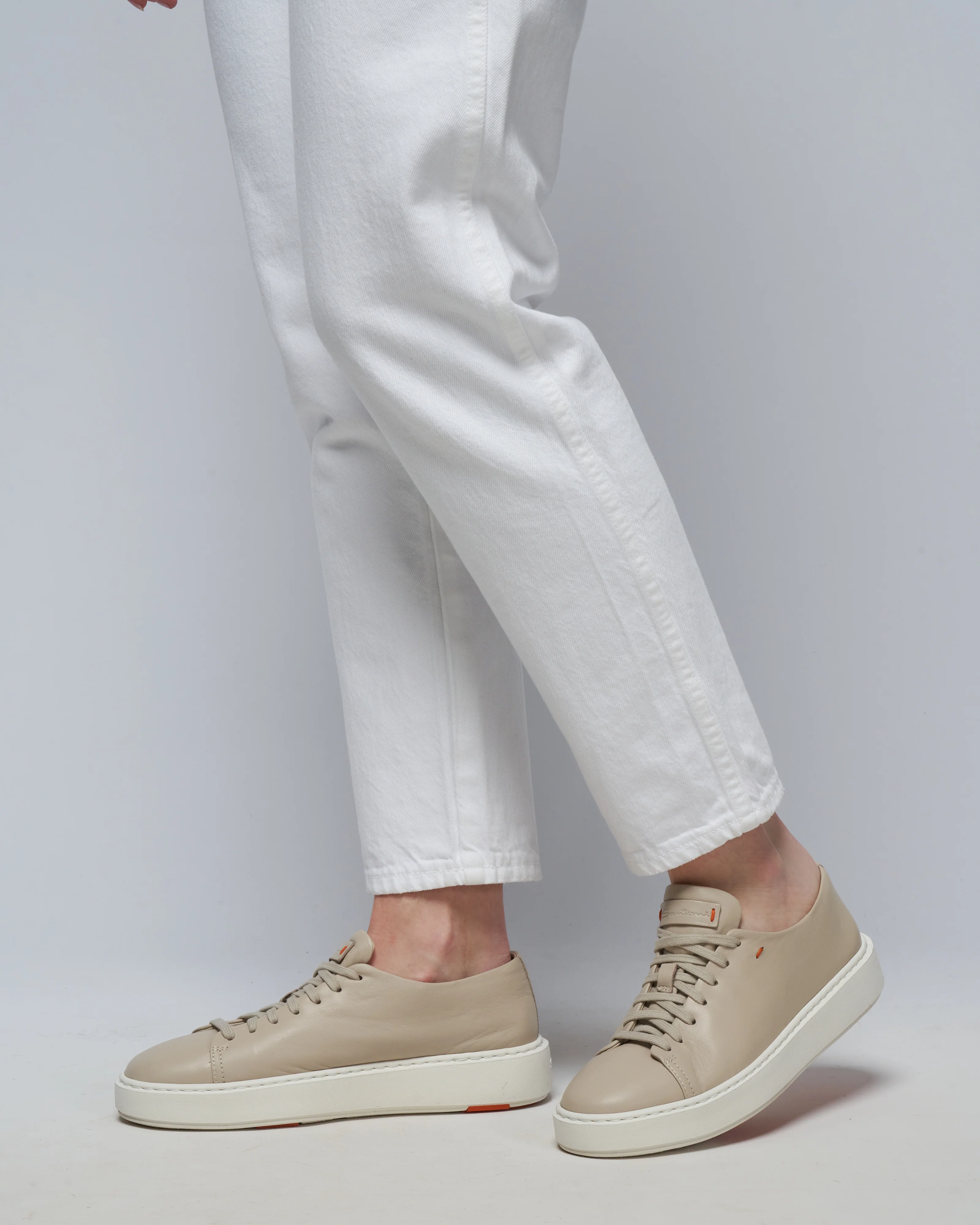 fuzz sneaker - beige leather - Image 2
