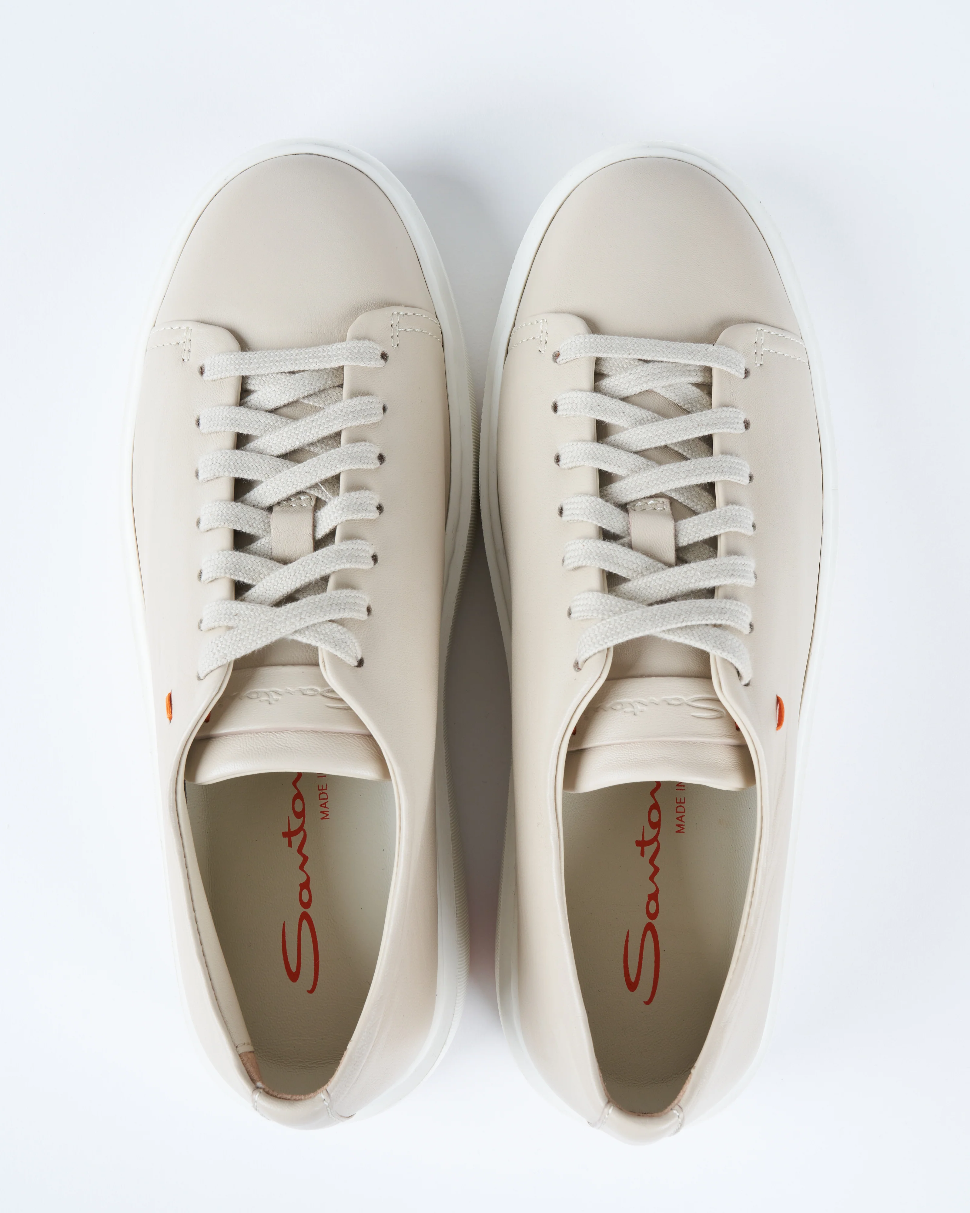 fuzz sneaker - beige leather - Image 4