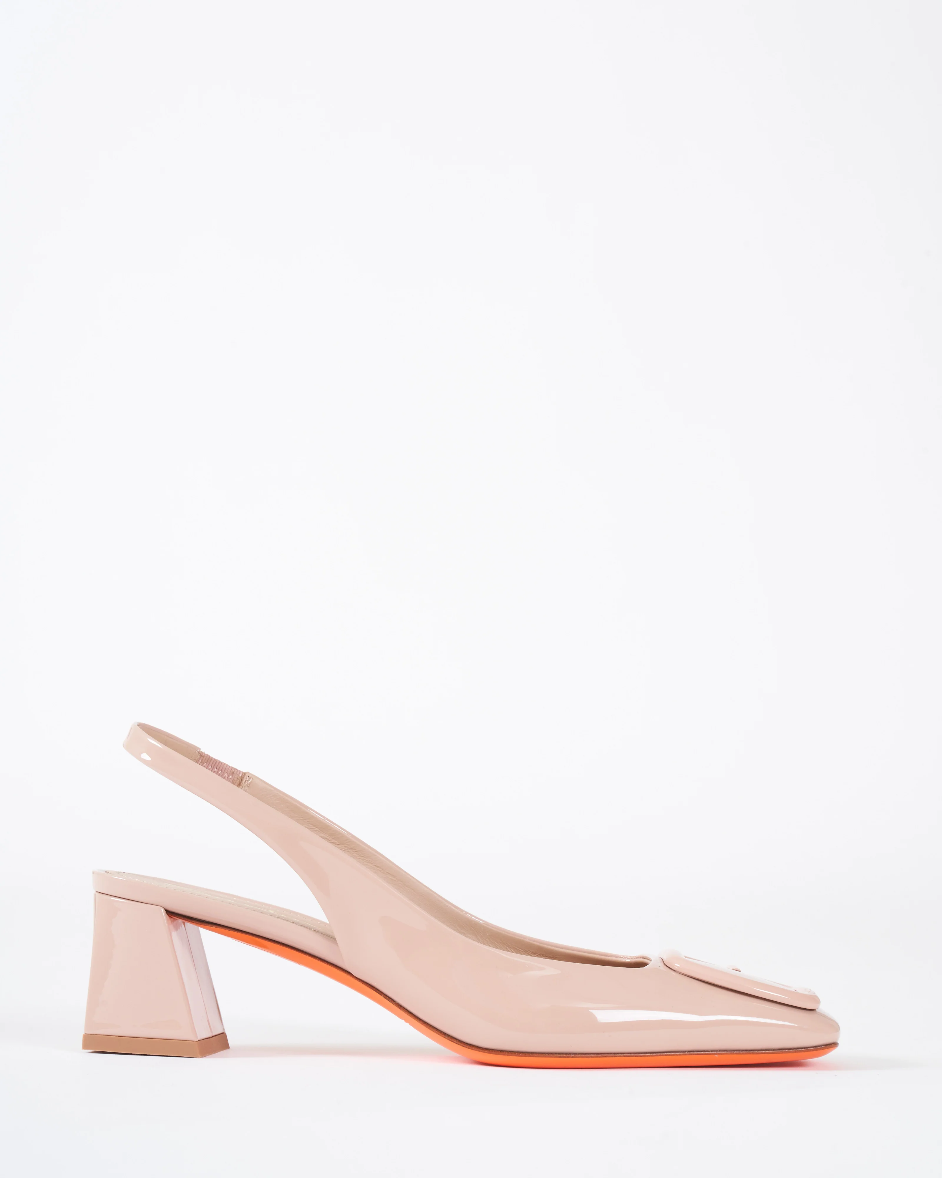 lemon sling back heel - pink patent - Image 2
