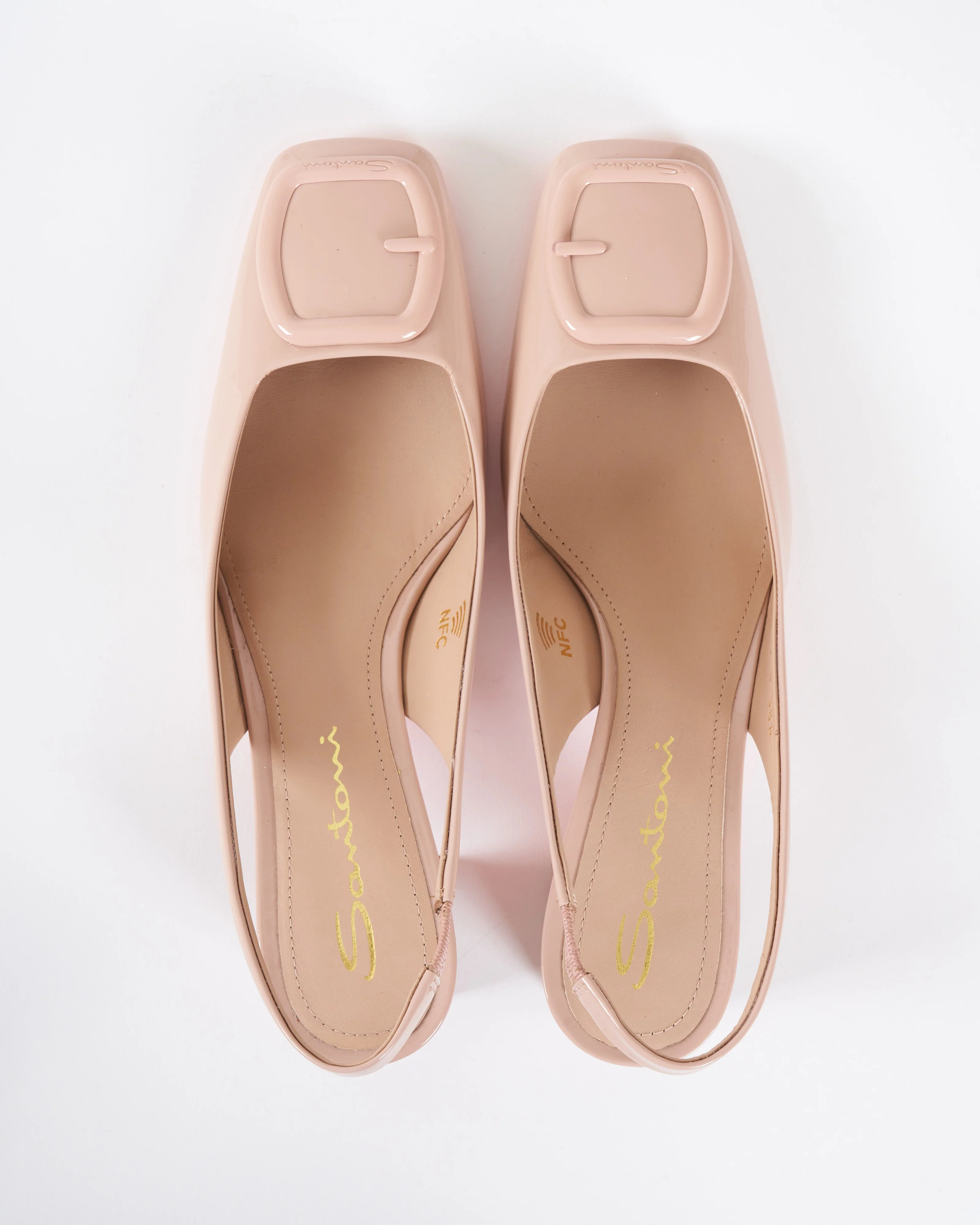 lemon sling back heel - pink patent - Image 3