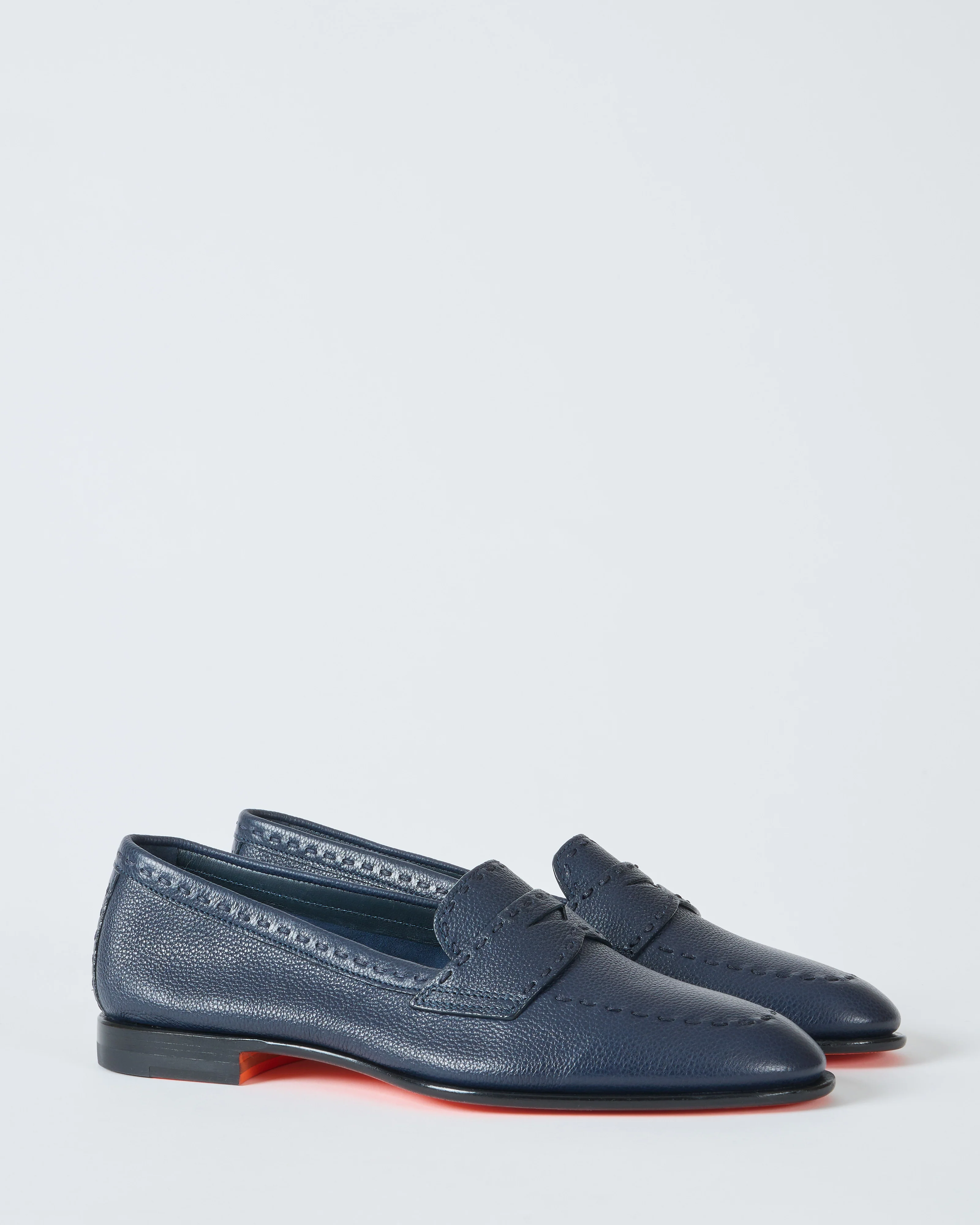 marlene pebbled leather loafer - Image 4