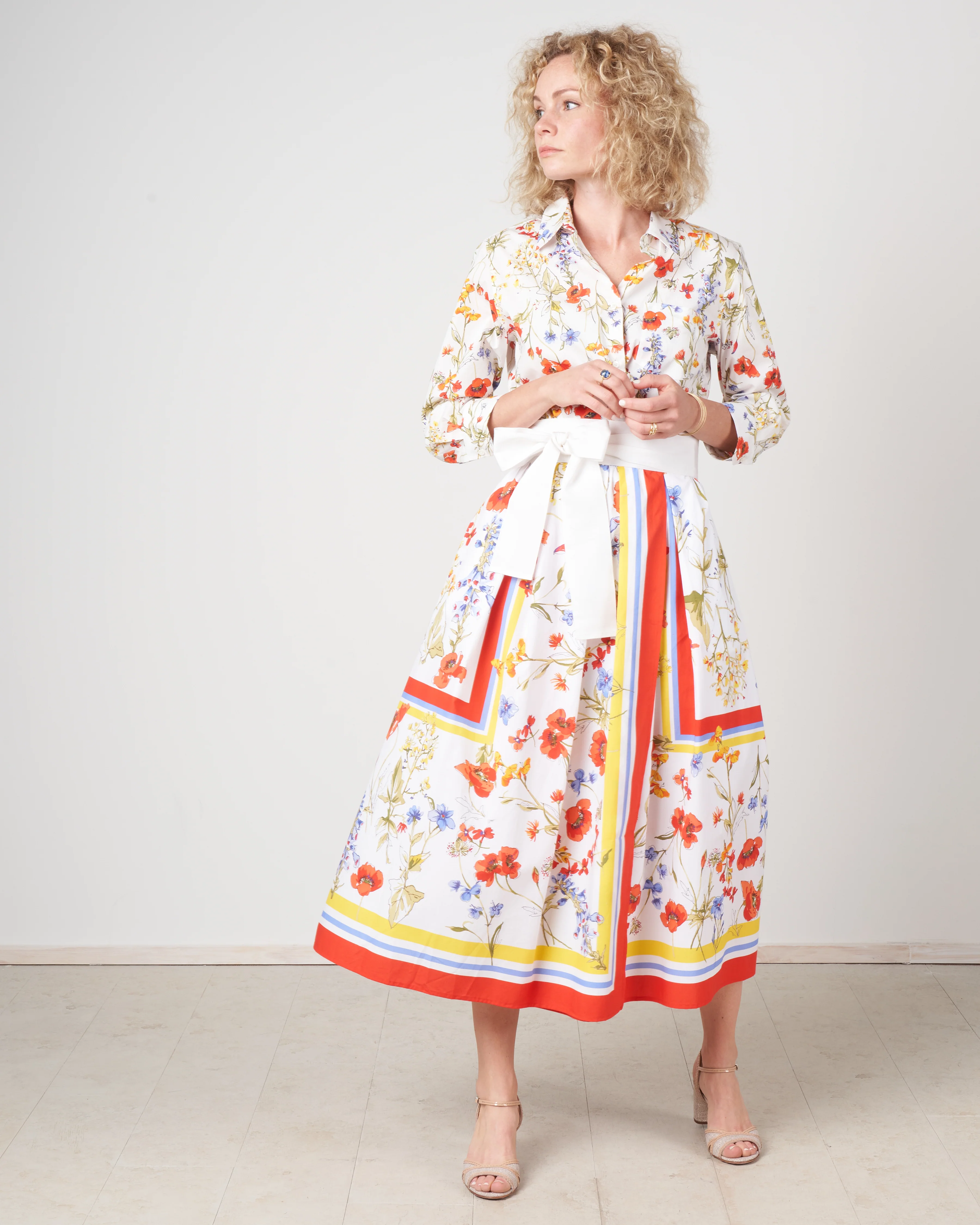 elenat dress - poppy wildflowers - Image 3