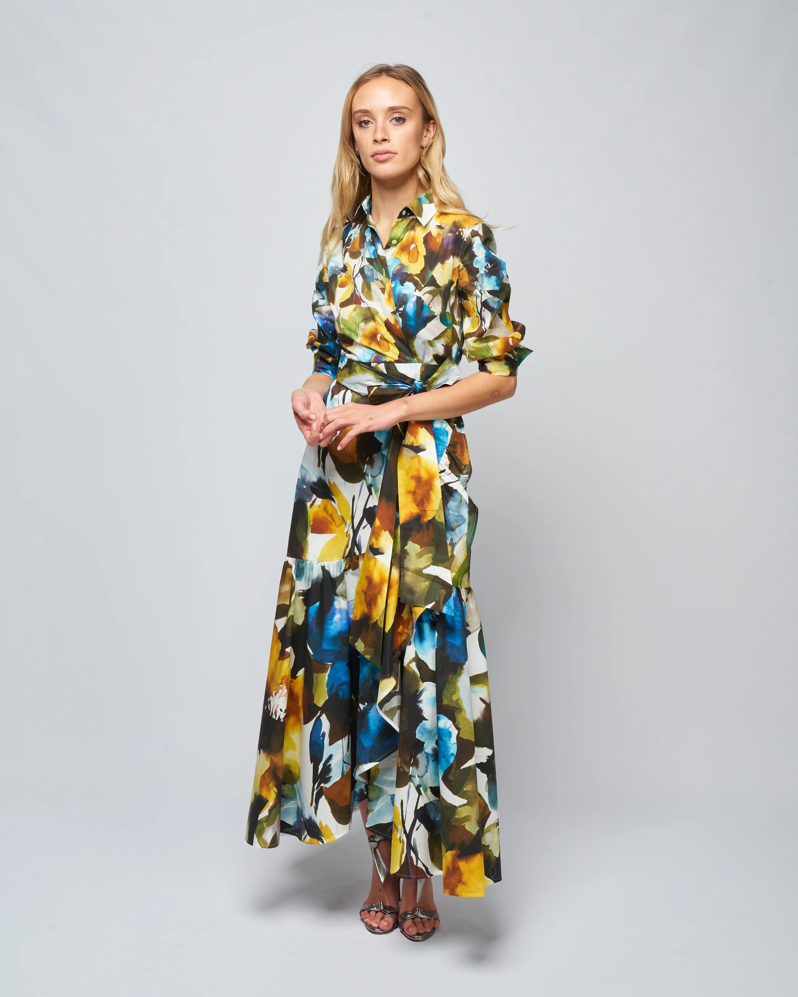 madlyn105 dress - watercolor floral - Image 2