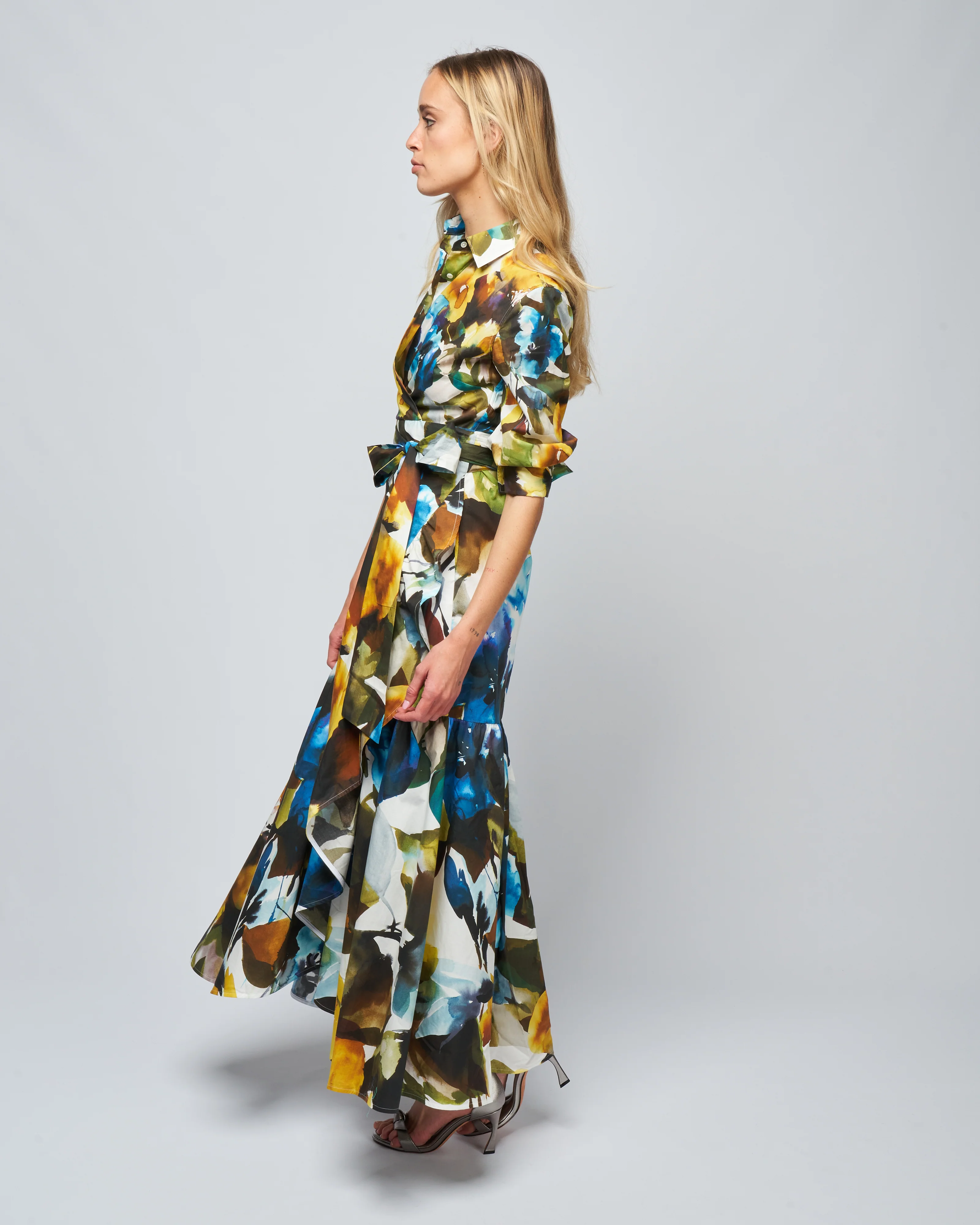 madlyn105 dress - watercolor floral - Image 3