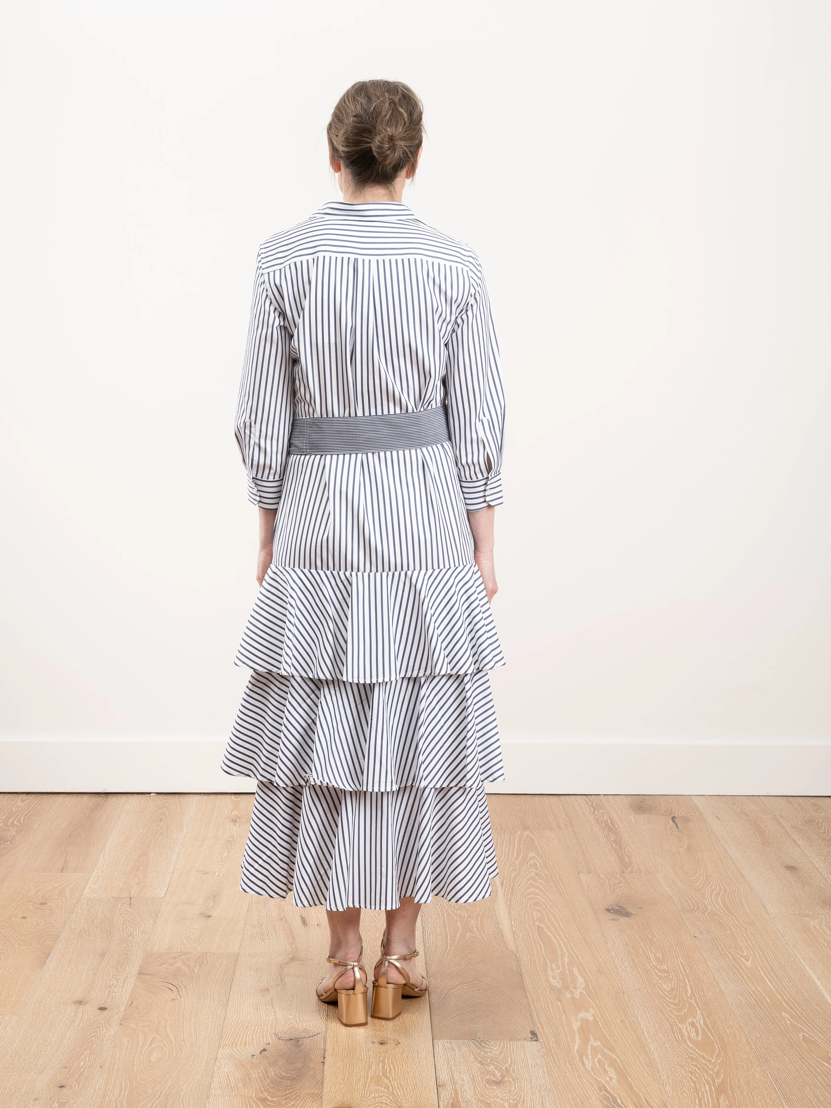 mynaxa dress - stripe navy - Image 4