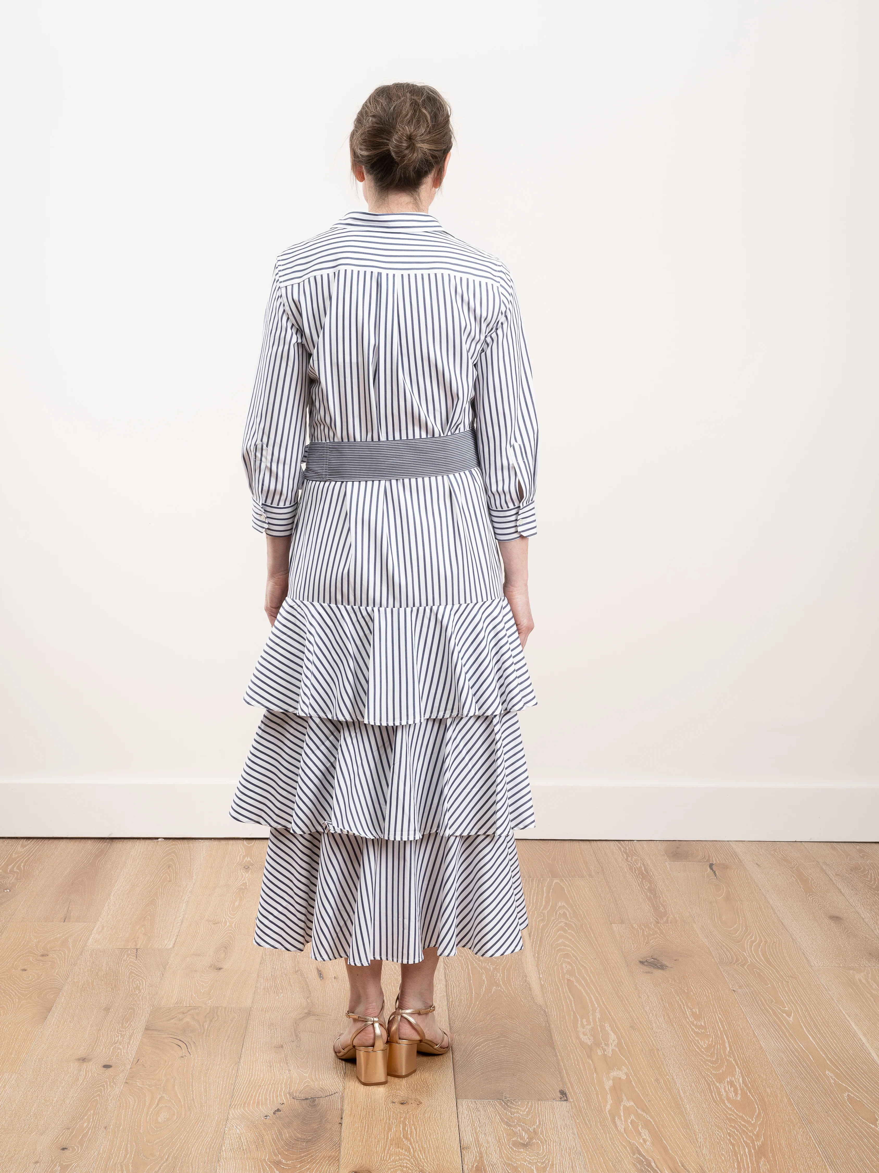 mynaxa dress - stripe navy - Image 5
