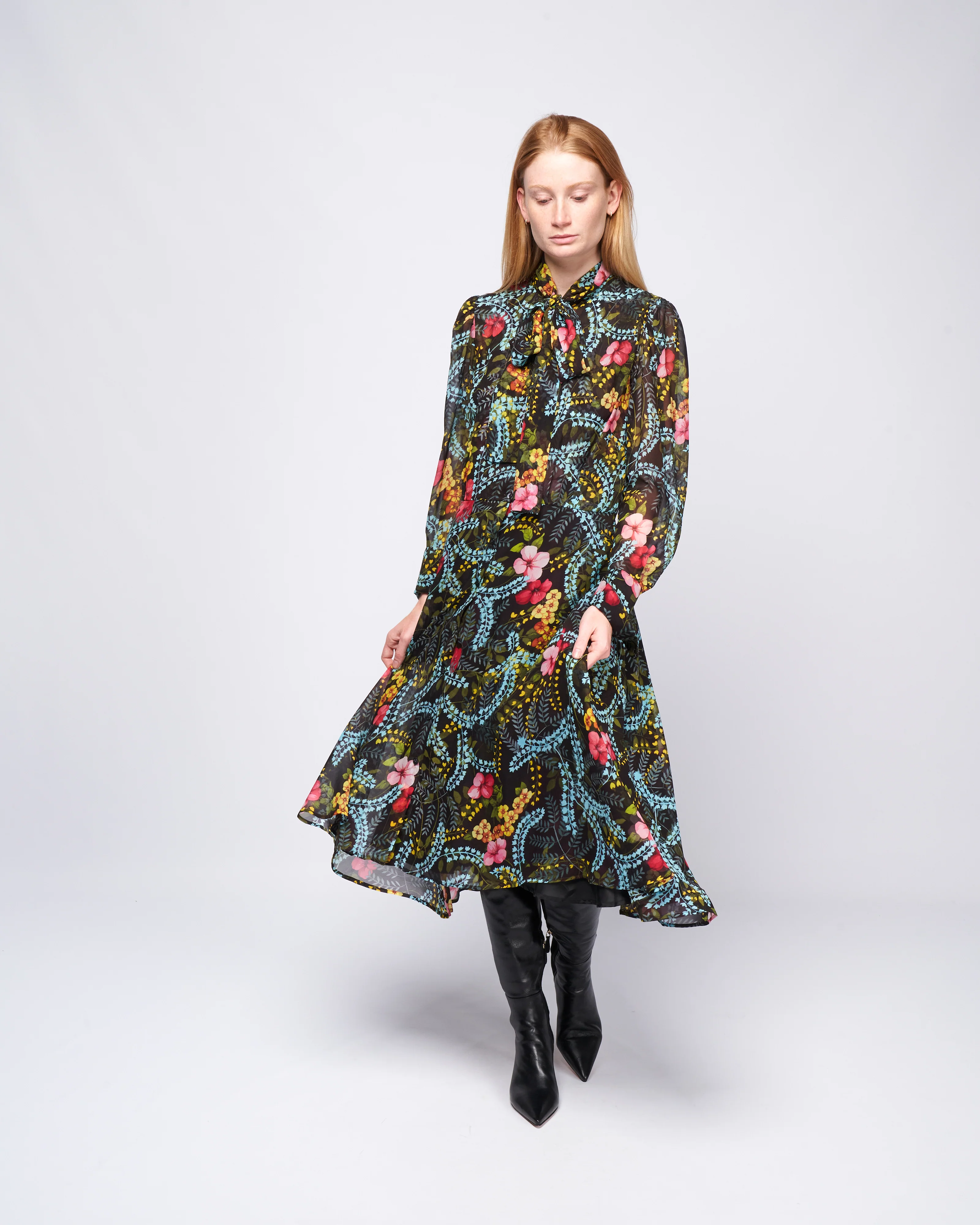 thela70 dress - liberty flower