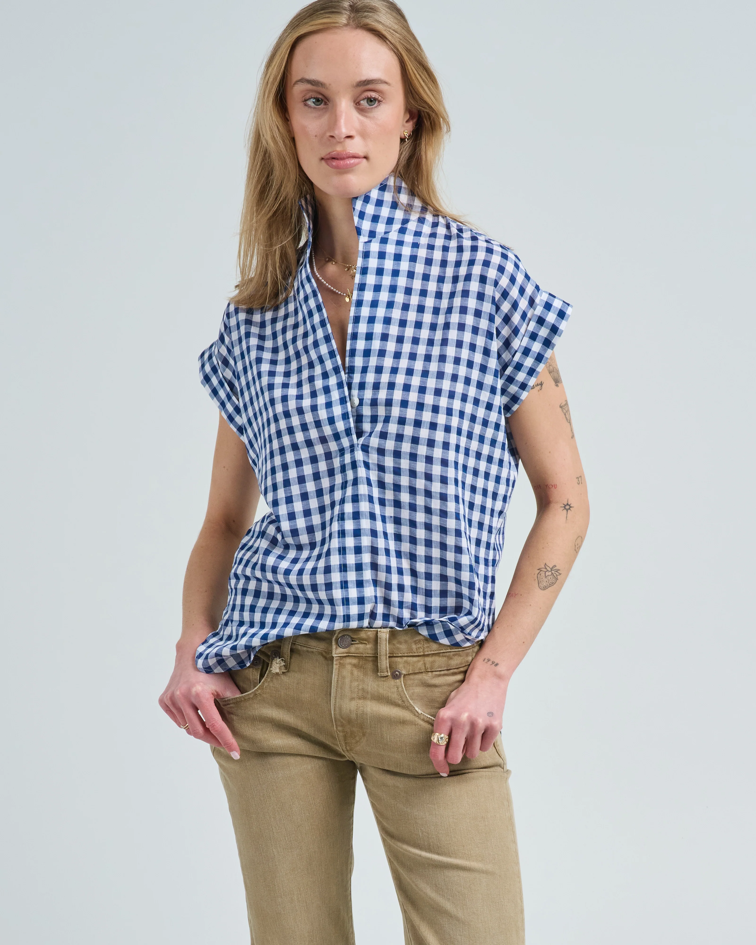 blackberry farm cap sleeve shirt - Image 2